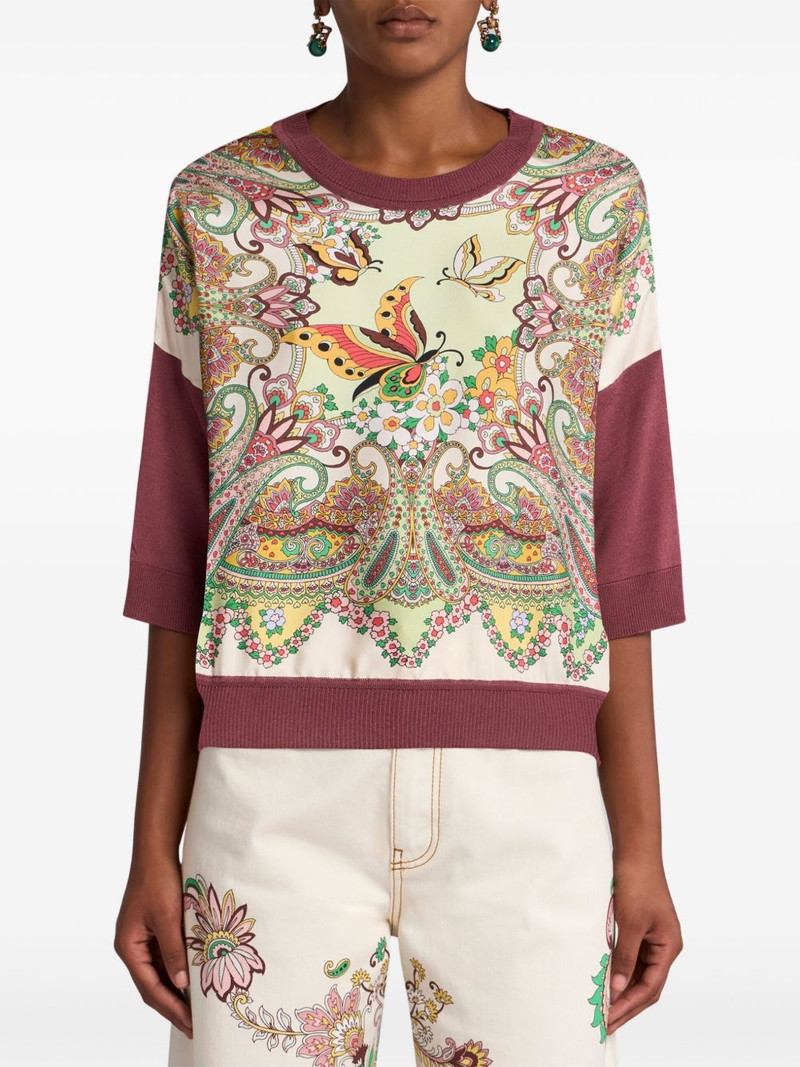 Etro knitted t-shirt outlook