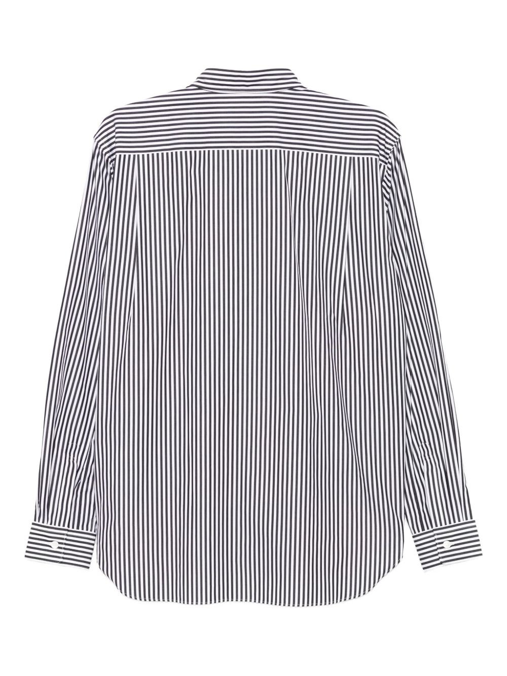 patchwork striped shirt - 2