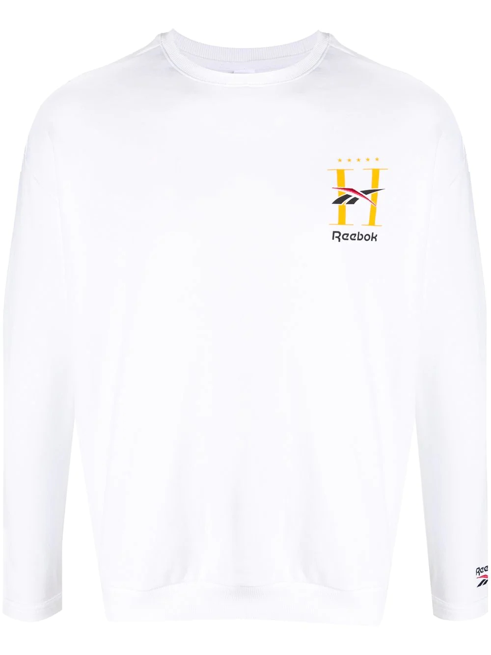 logo-print long-sleeve sweatshirt - 1