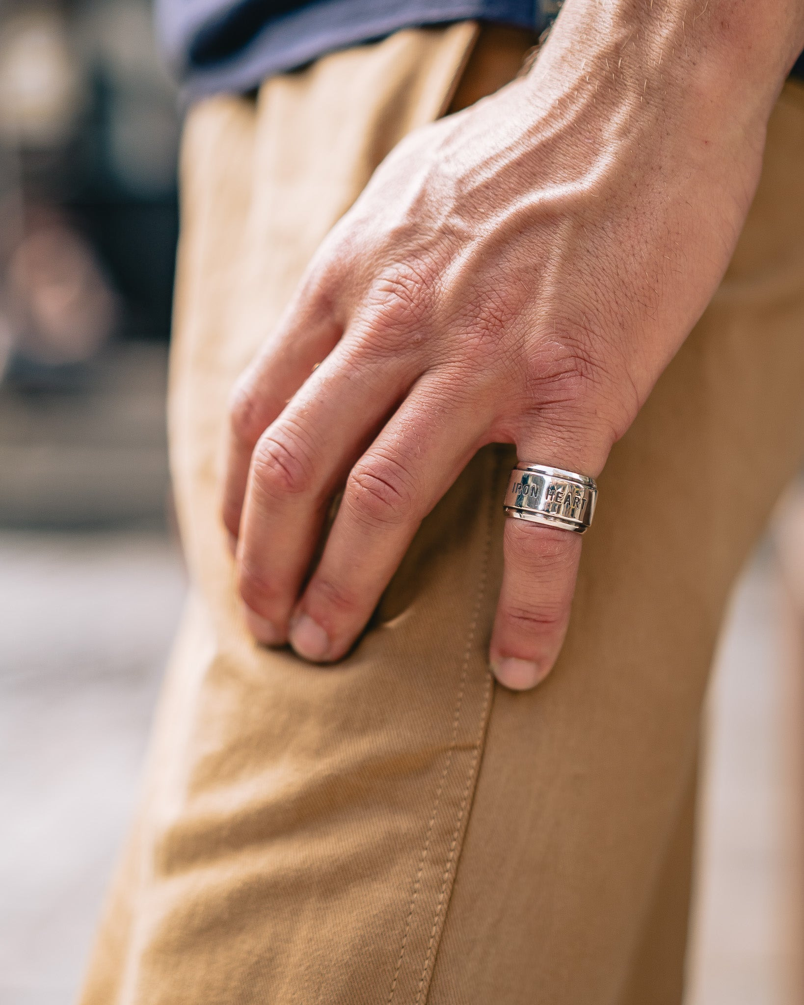 Iron Heart Ring - Sterling Silver - 2