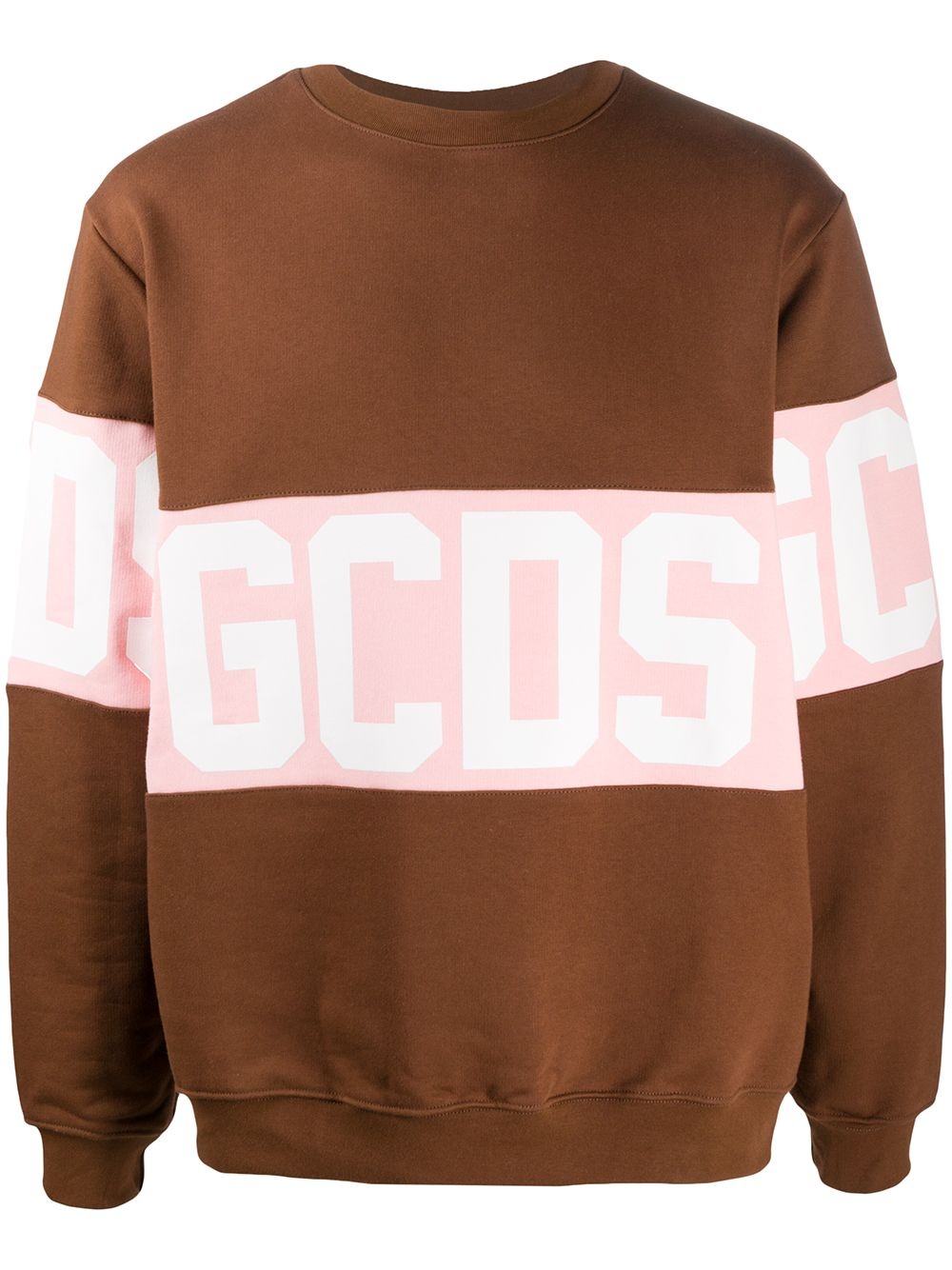 large logo print jumper - 1