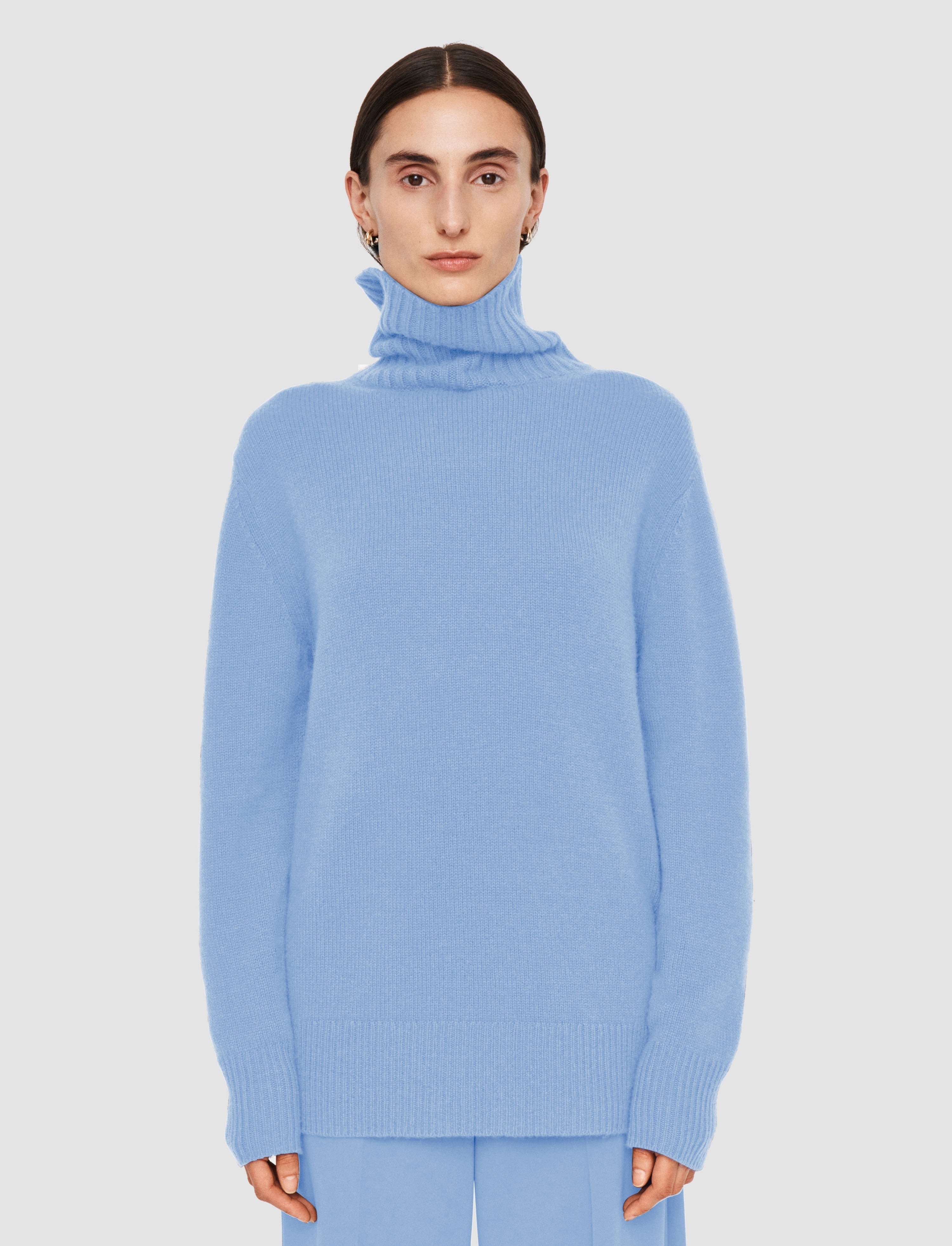 Open Cashmere High Neck Jumper - 3