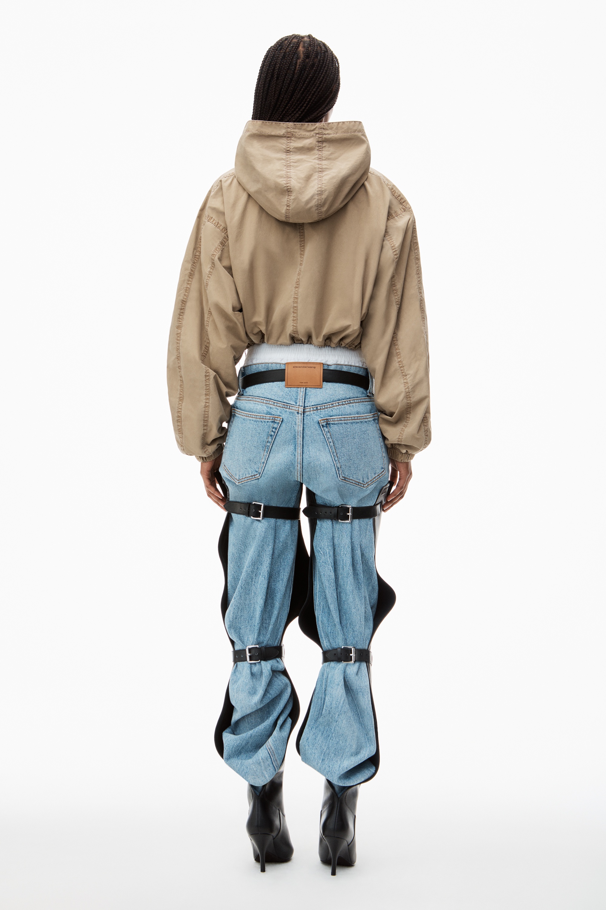 Logo Cropped Bomber Jacket - 5