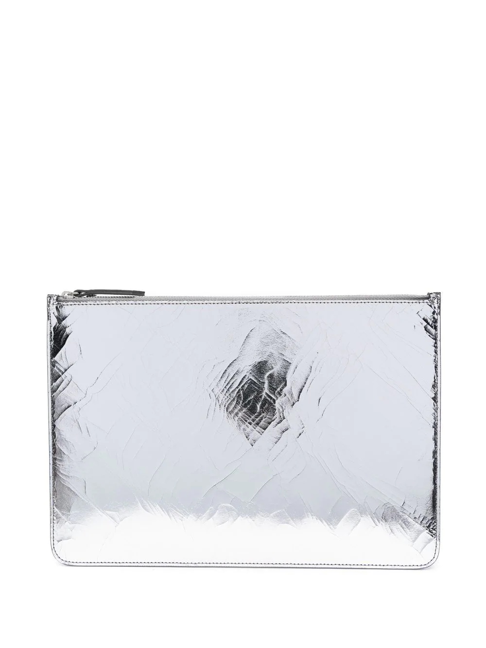 four-stitch logo clutch - 1