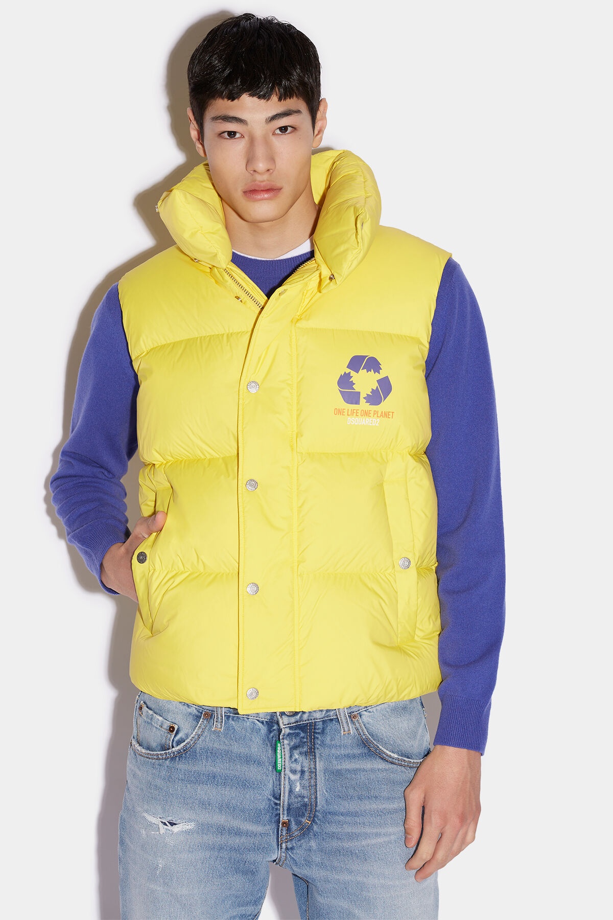 ONE LIFE ONE PLANET PUFFER VEST - 3