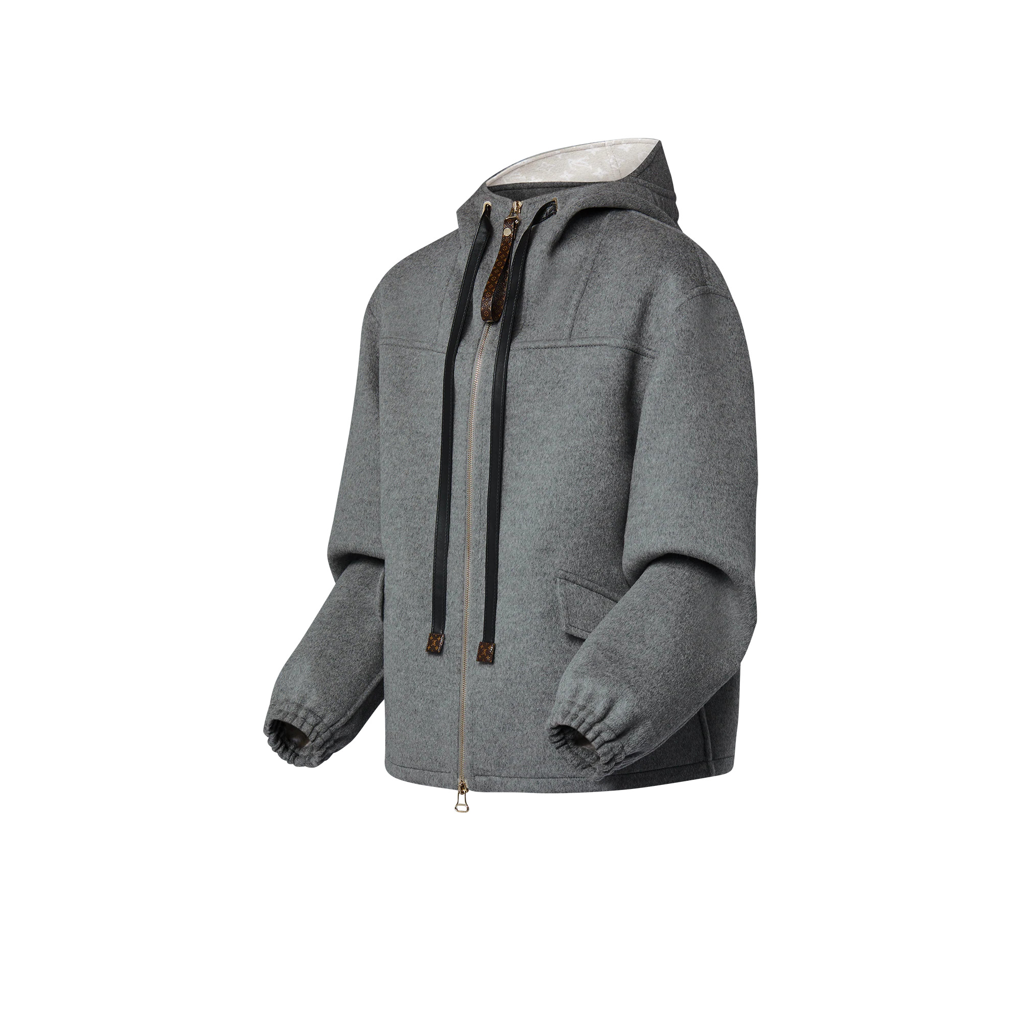 Hooded Double Face Coat - 2