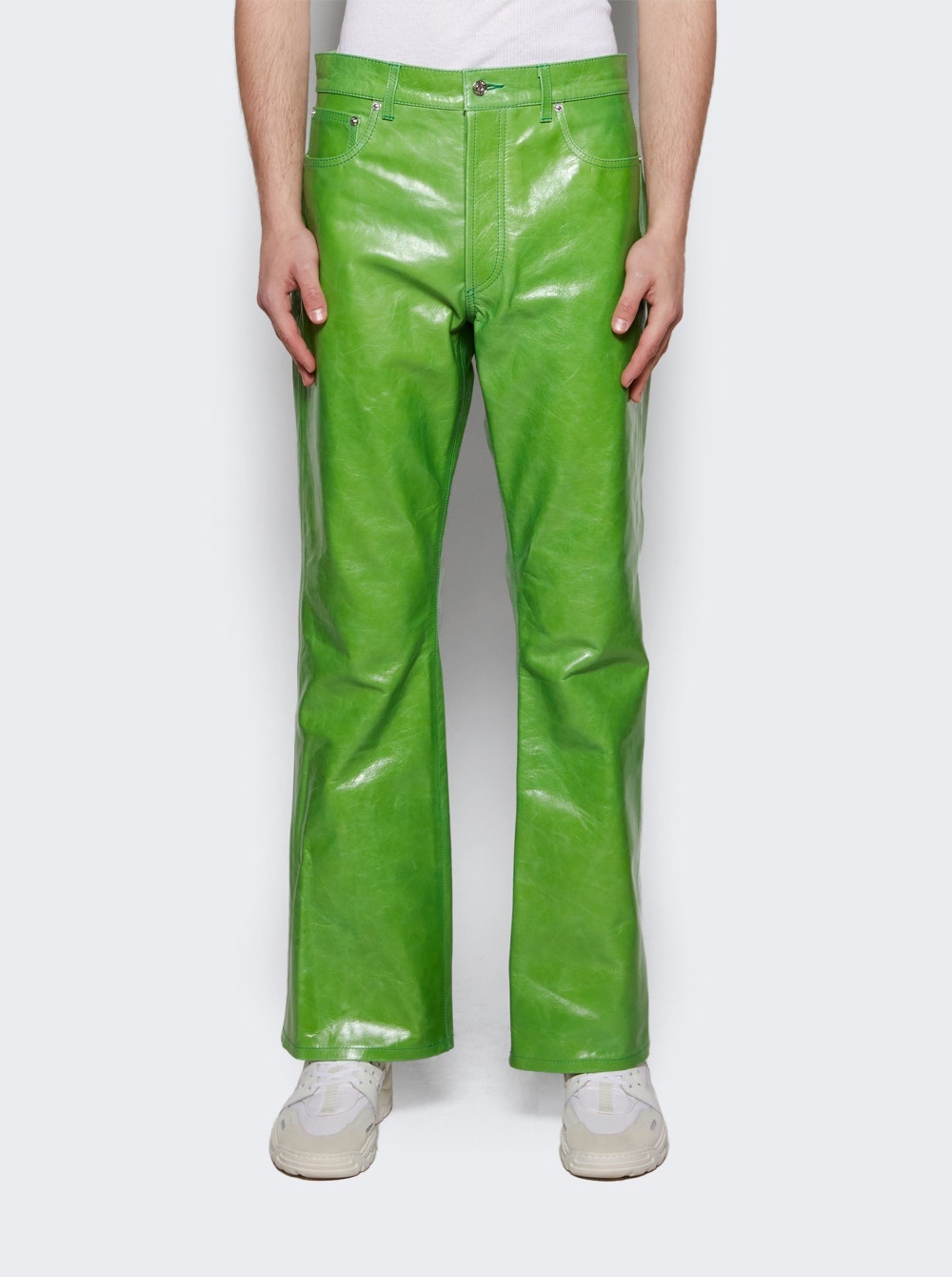 Logan Flare Jean Apple Green - 3