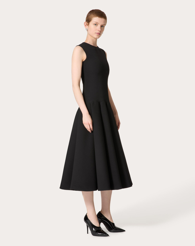 Valentino LUXURY CREPE MIDI DRESS outlook