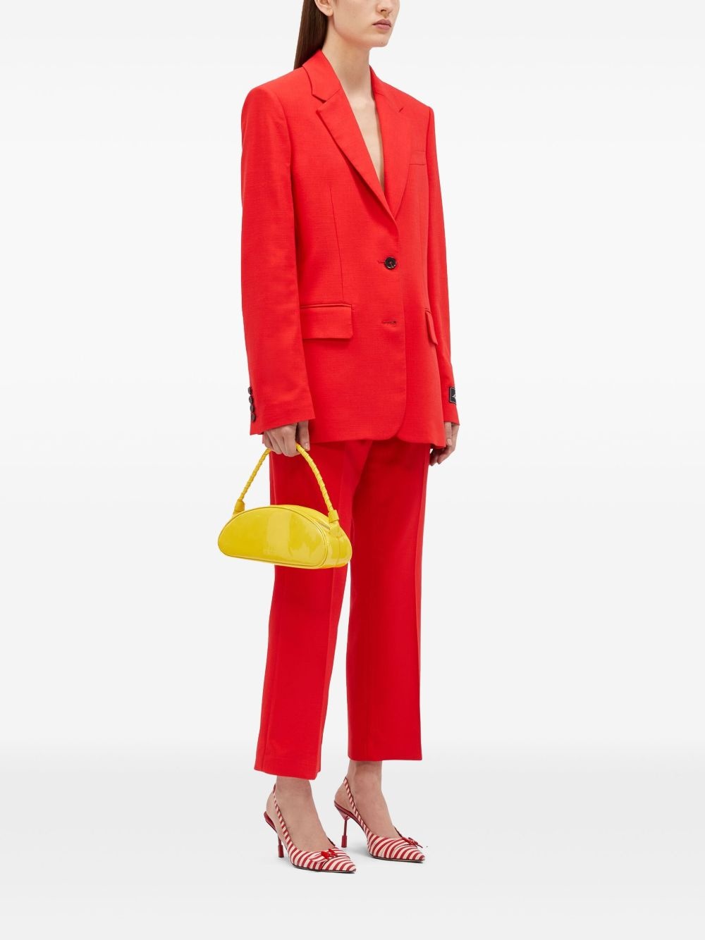 straight cropped trousers - 2