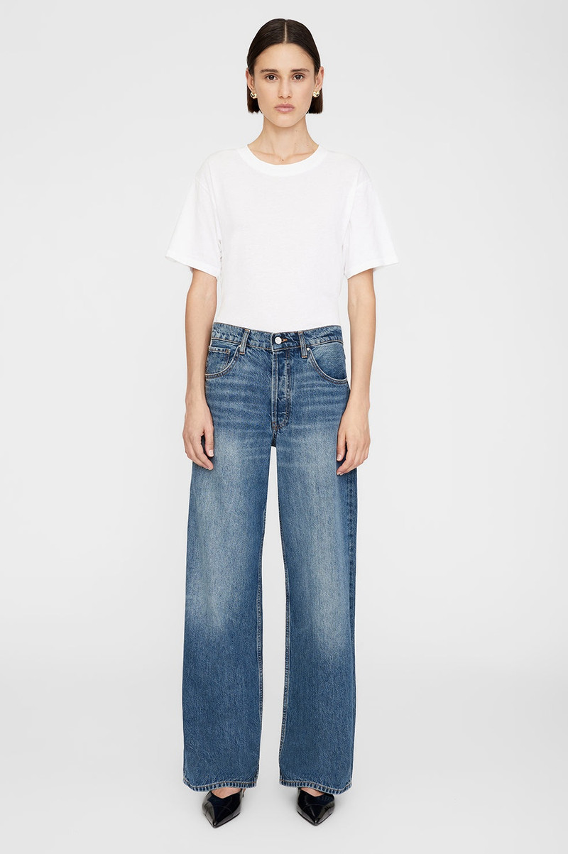 ANINE BING Manon Jean - Mazarine Blue outlook