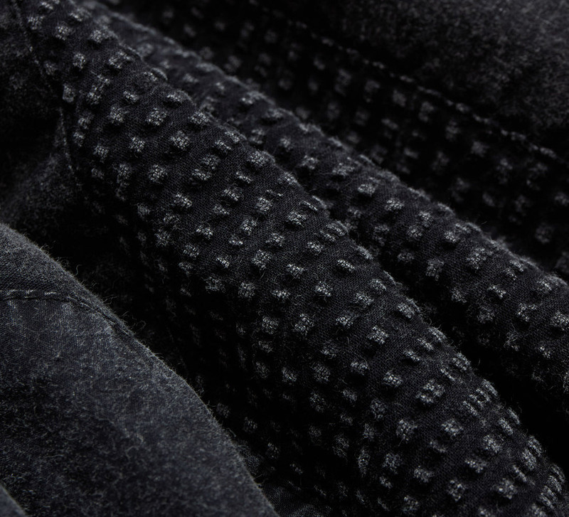 Vacation Shirt - Black Overdyed Patchwork 4