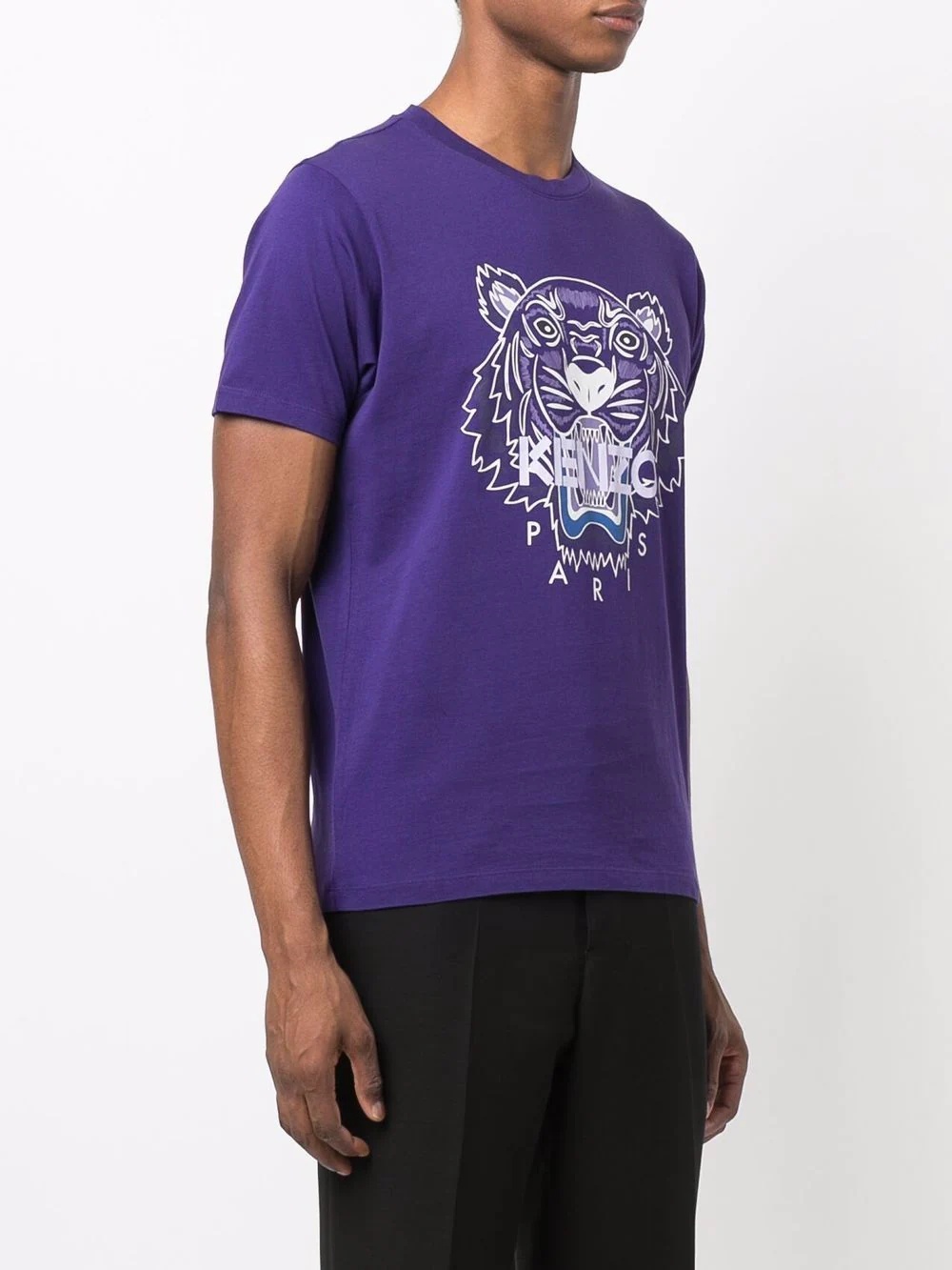 Tiger-motif cotton T-shirt - 3