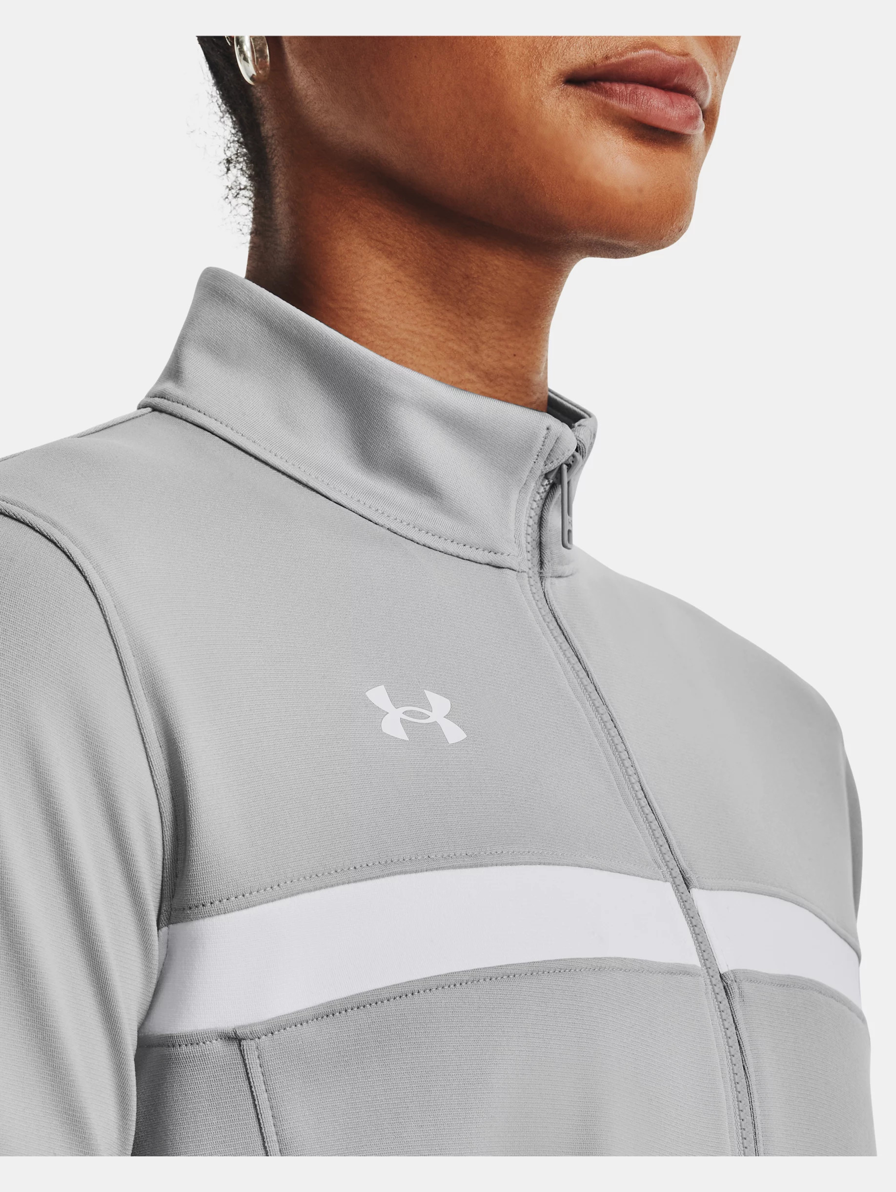Women's UA Knit Warm Up Team Full-Zip - 6