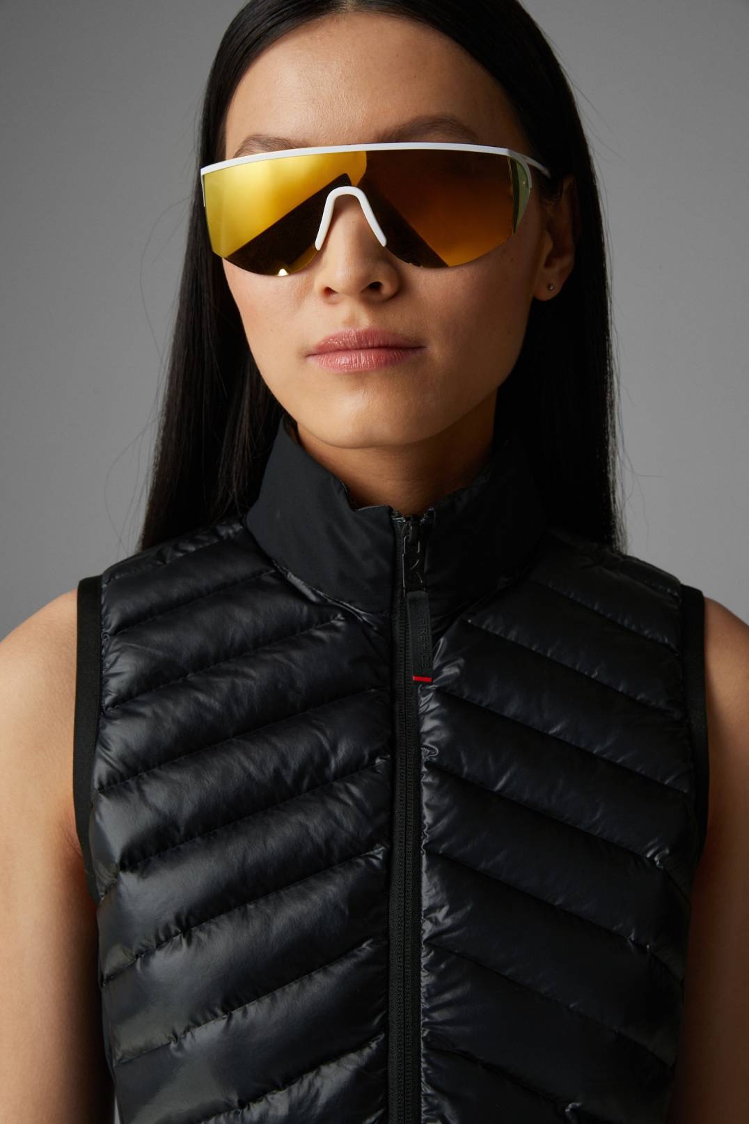PALINA HYBRID WAISTCOAT IN BLACK - 4