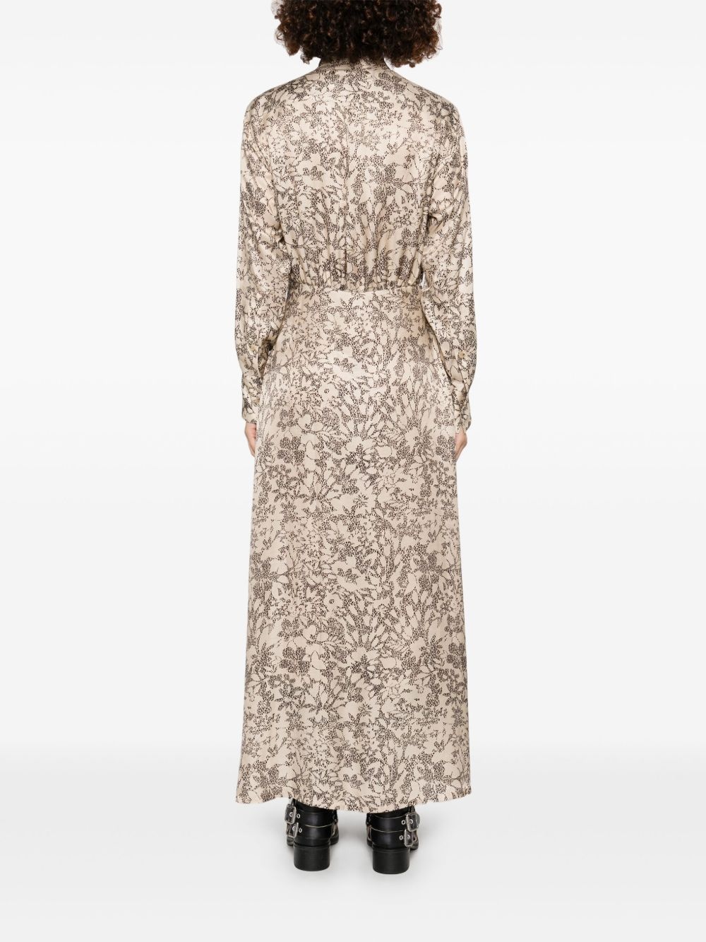 graphic-print maxi dress - 4