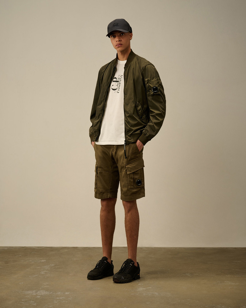 C.P. Company Stretch Sateen Cargo Shorts outlook