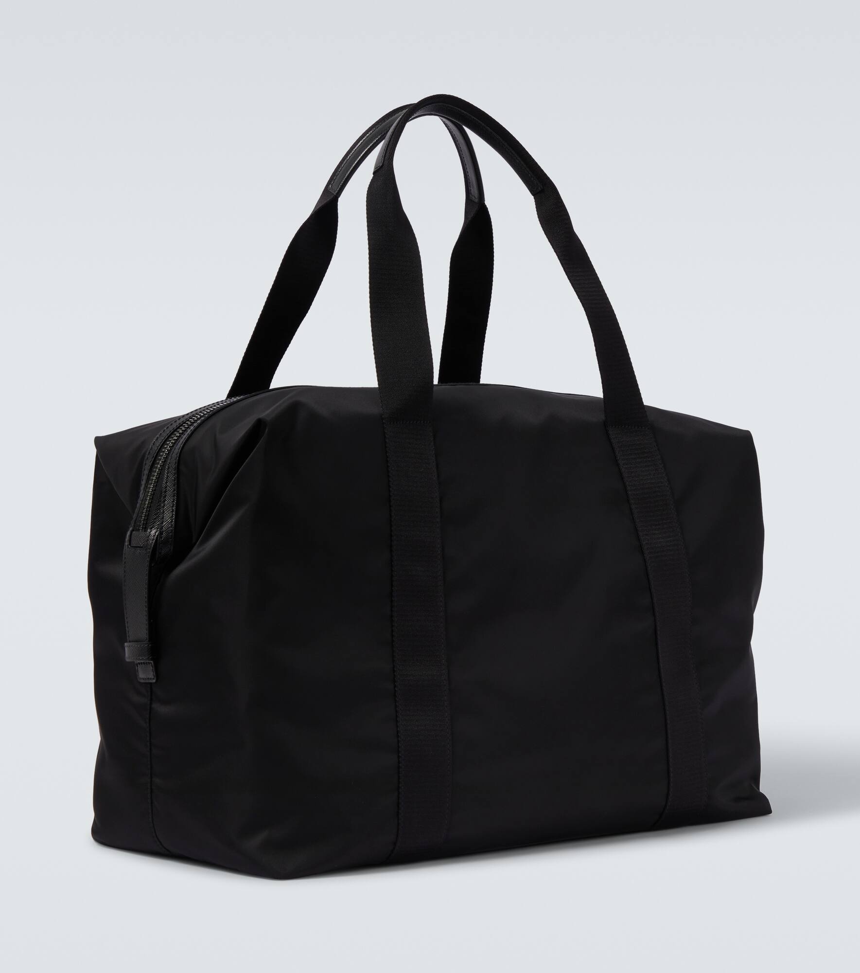Re-Nylon leather-trimmed duffel bag - 5