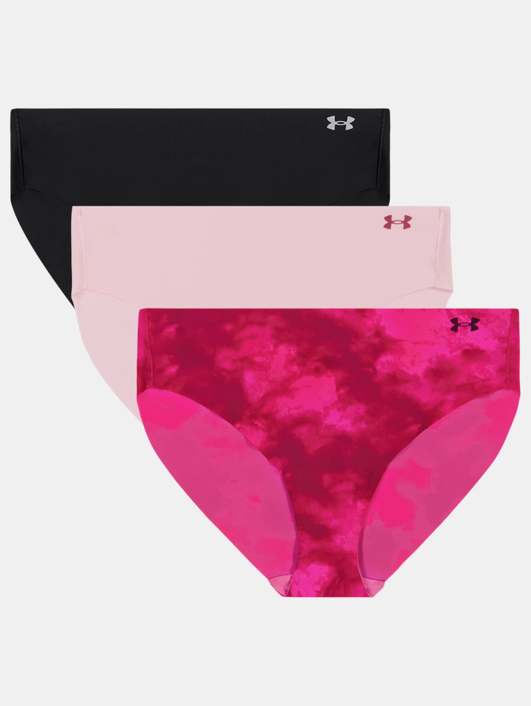 Women's UA Pure Stretch 3-Pack Printed No Show Bikini - 4