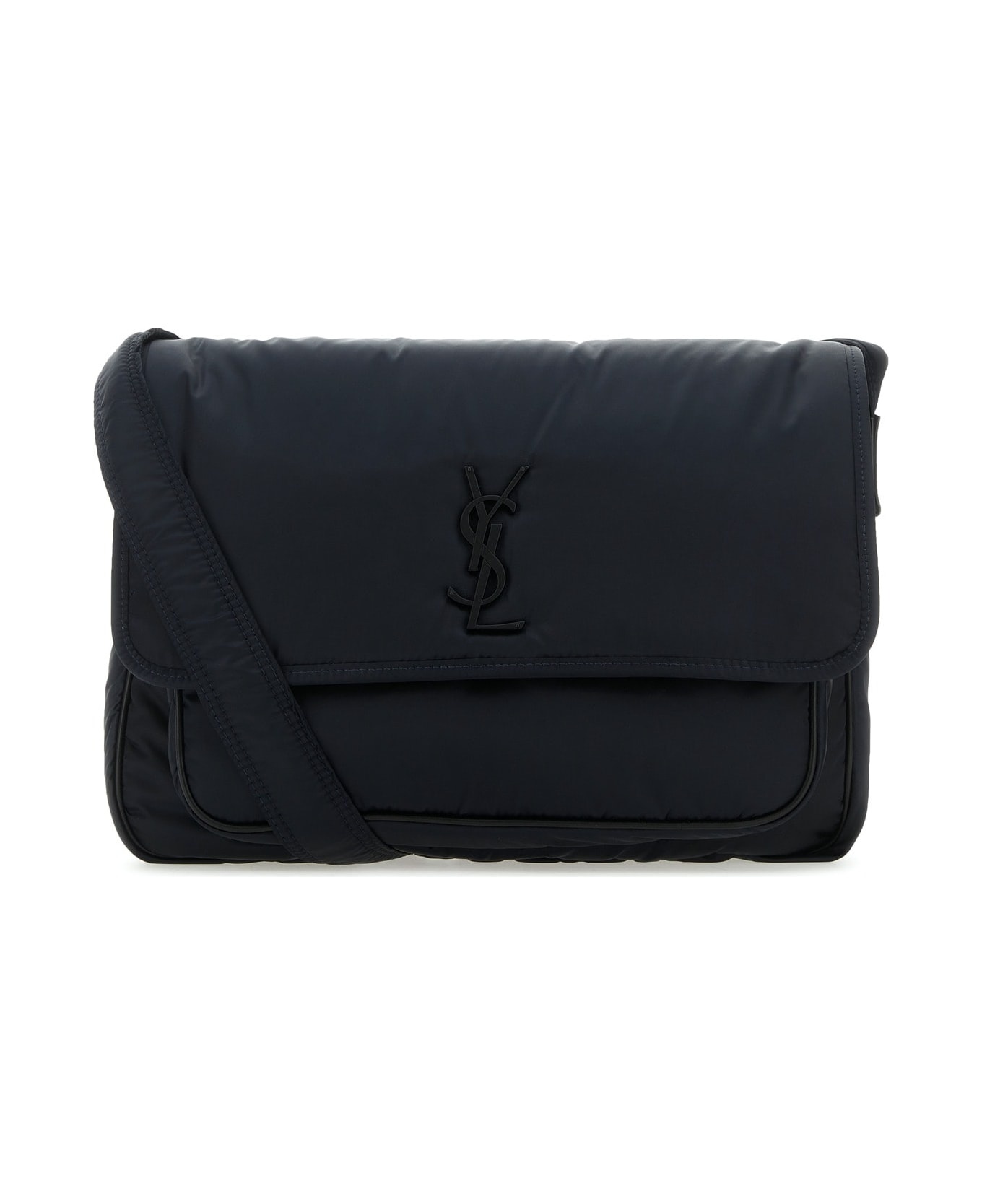 Dark Blue Nylon Niki Crossbody Bag - 1