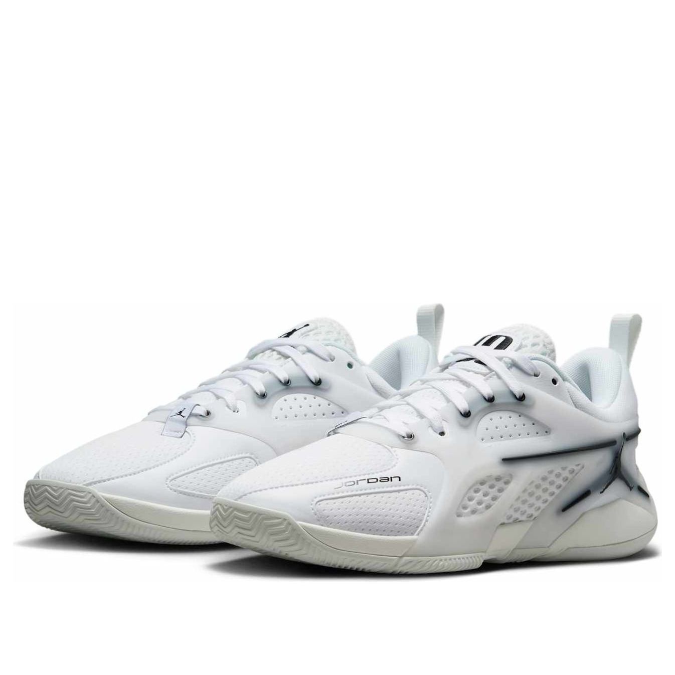 (WMNS) Air Jordan Heir PF 'White Black' FZ2473-110 - 3