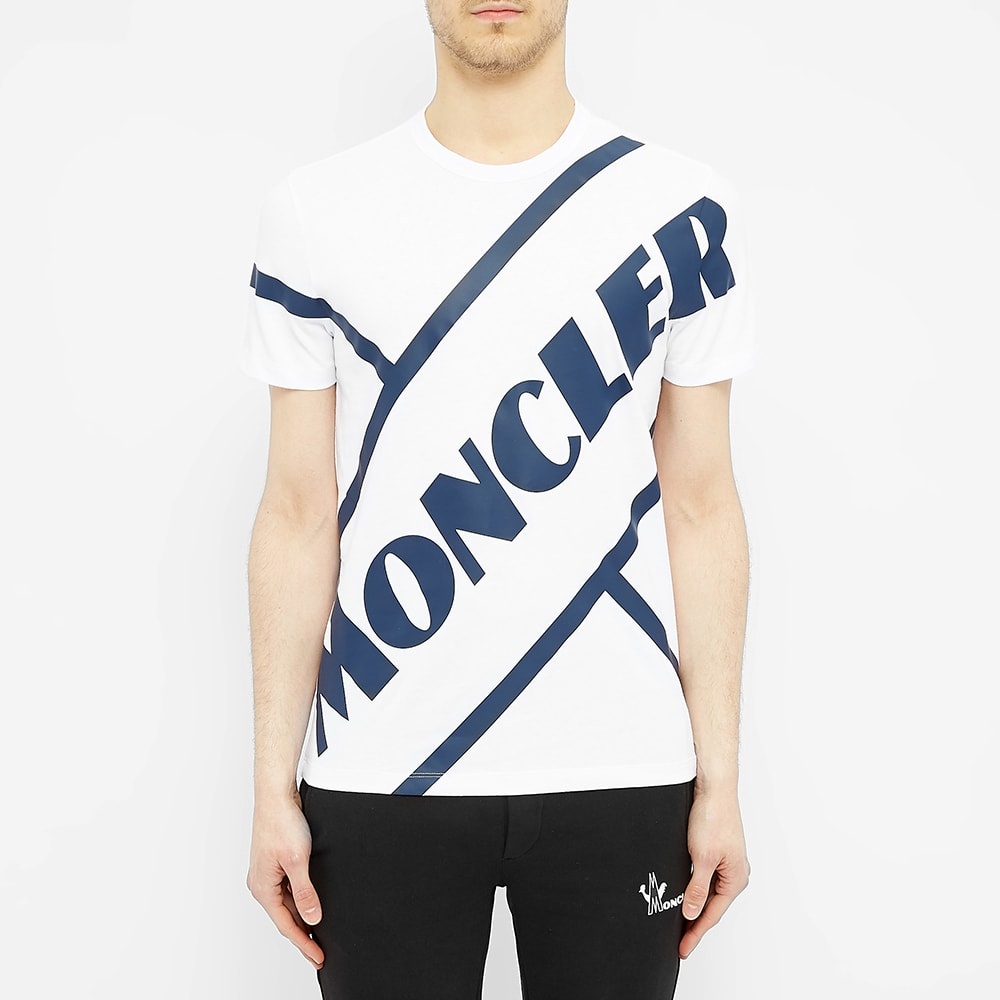 Moncler Stripe Logo Tee - 3