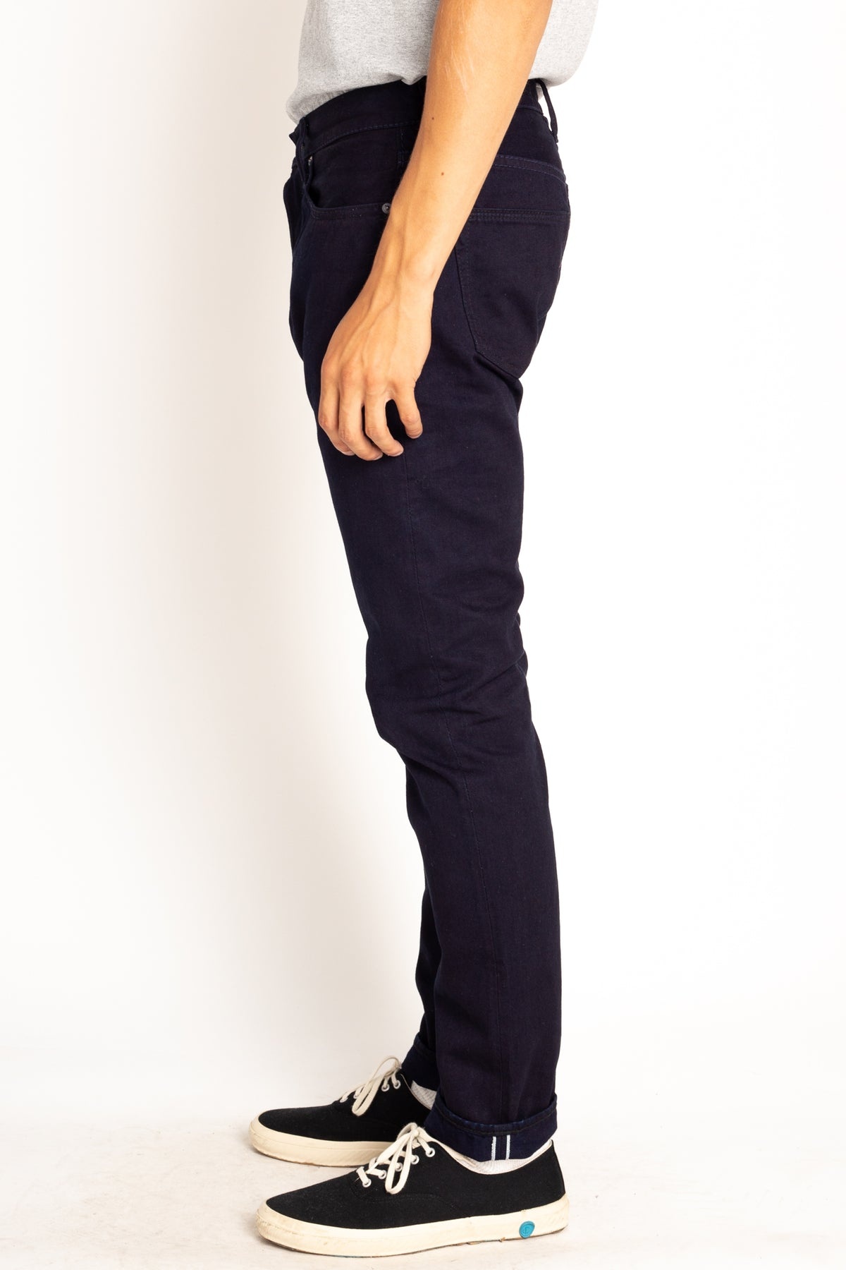 12oz Selvedge Chino 5-Pockets Relaxed Tapered - Indigo - 3