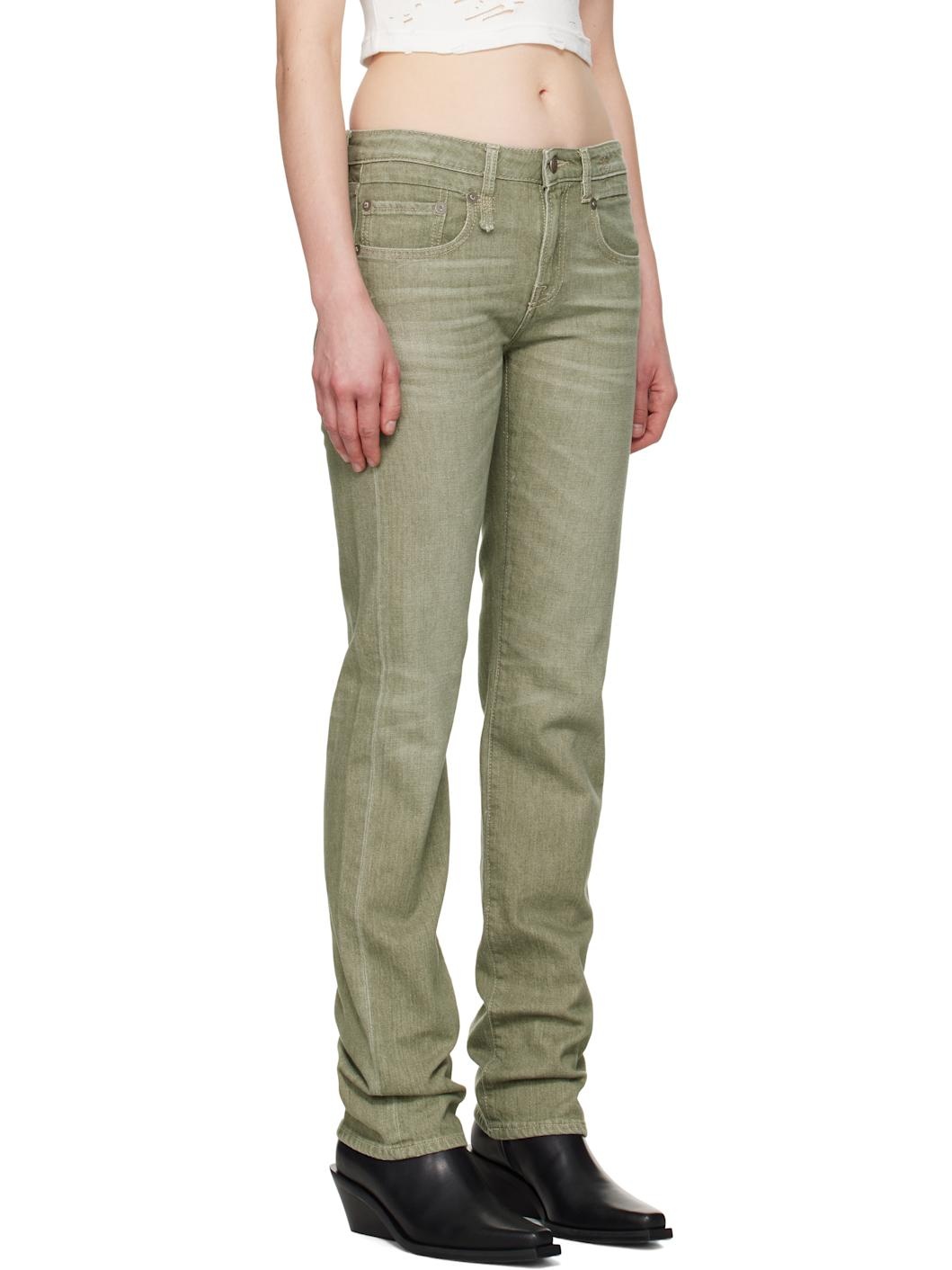Green Tobi Boy Jeans - 2