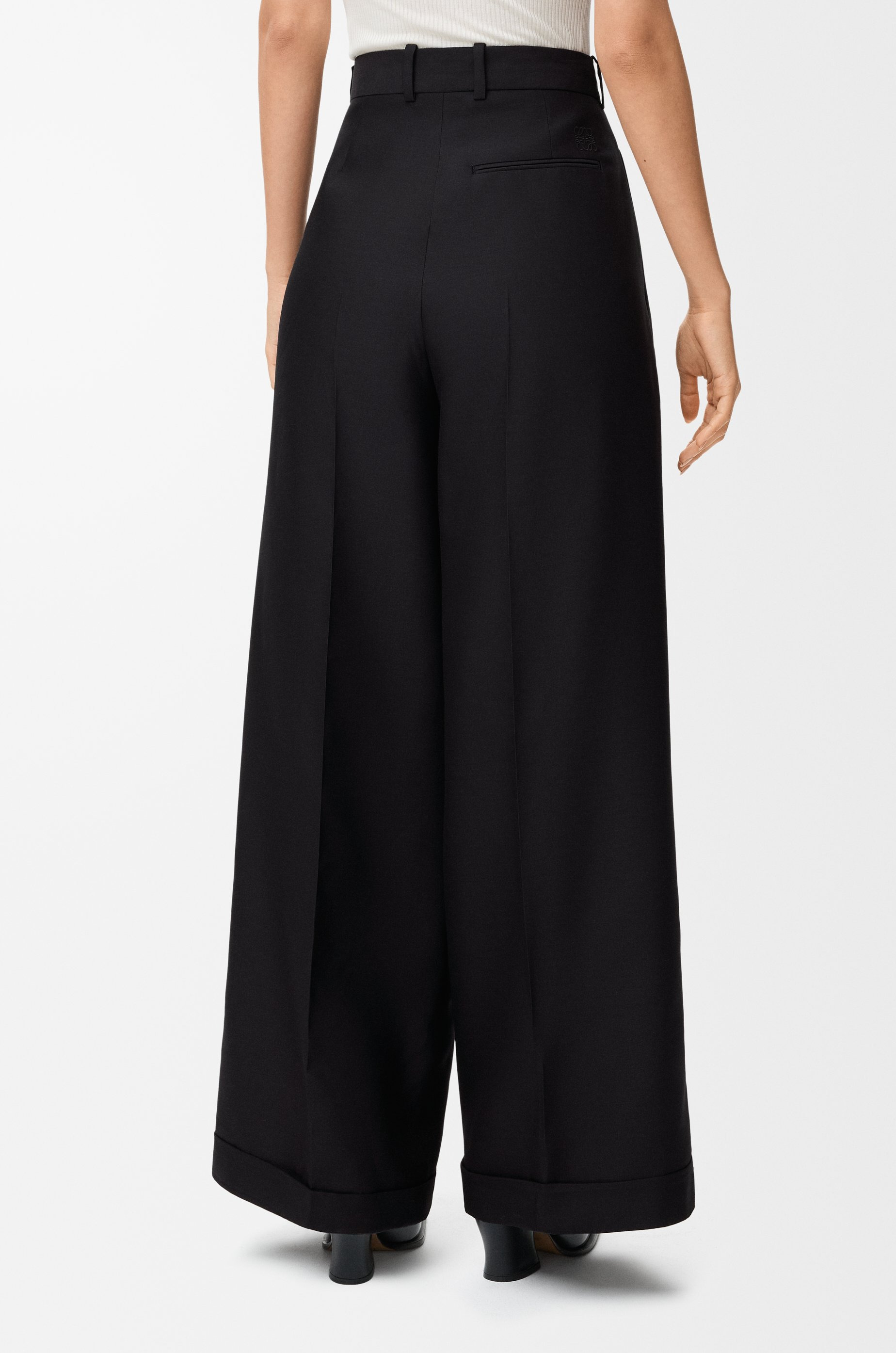 Trousers in wool and silk - 4