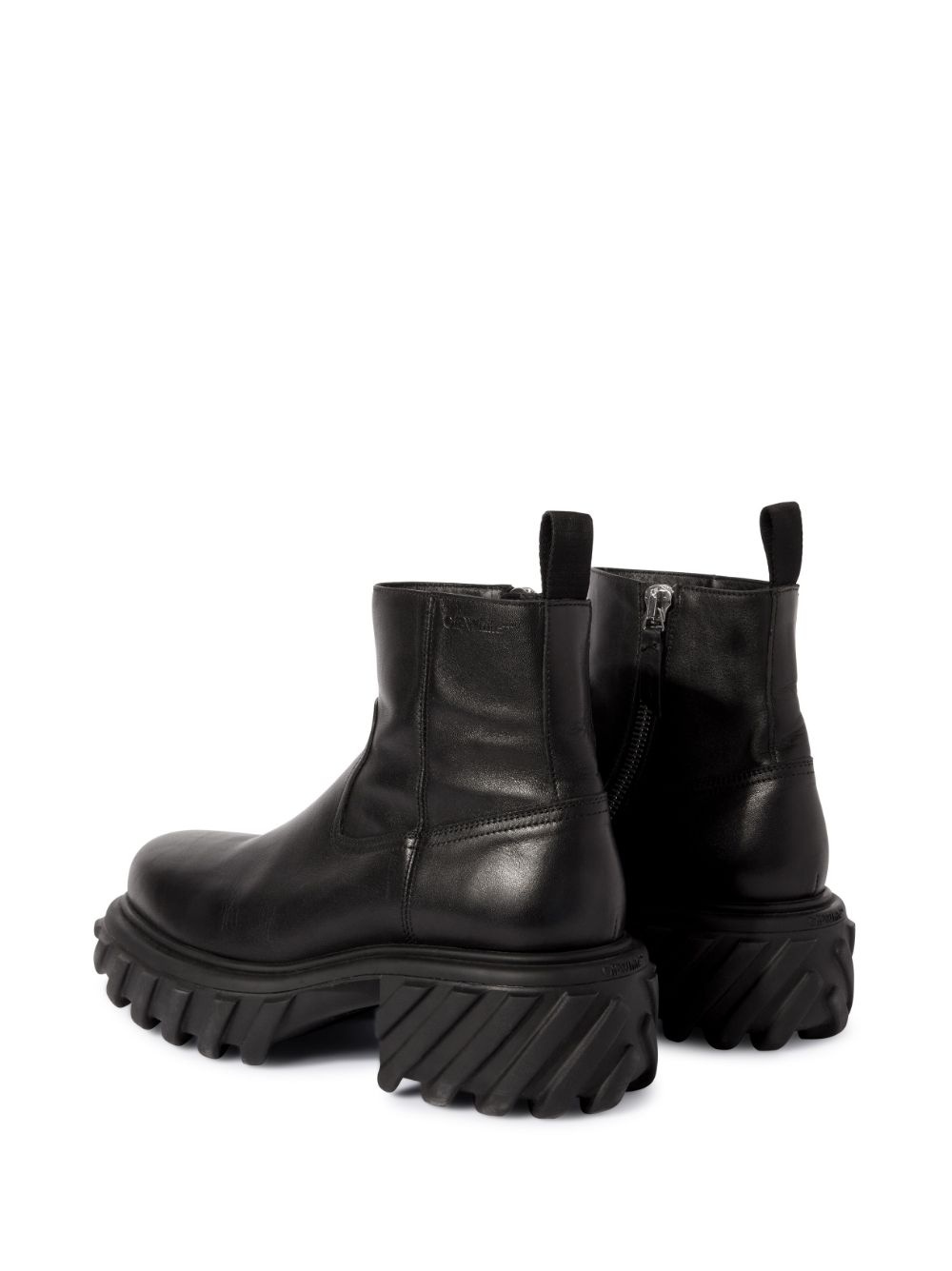 Exploration Motor leather ankle boots - 3