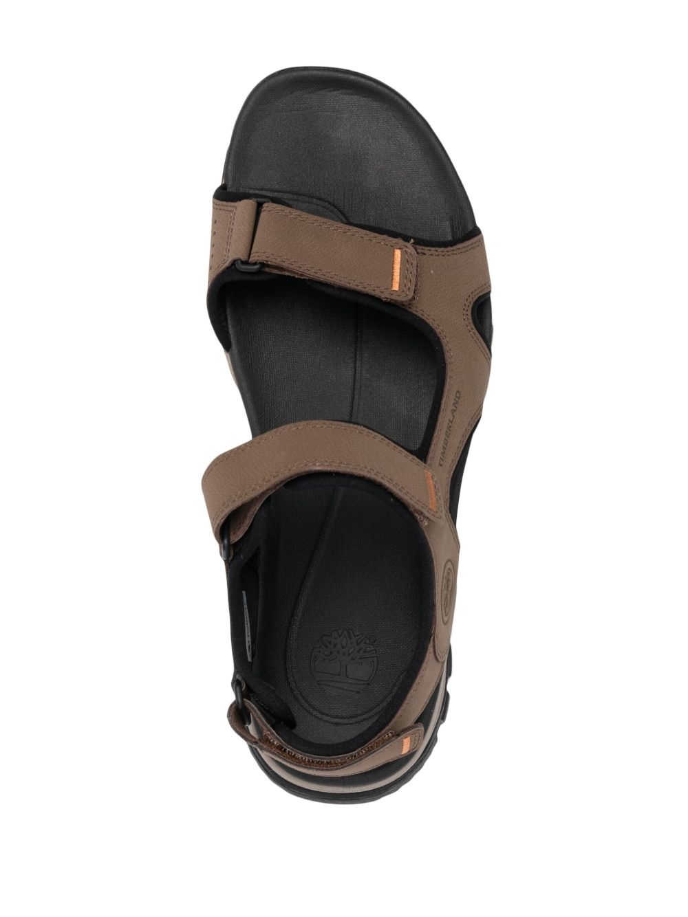 touch-strap leather sandals - 4
