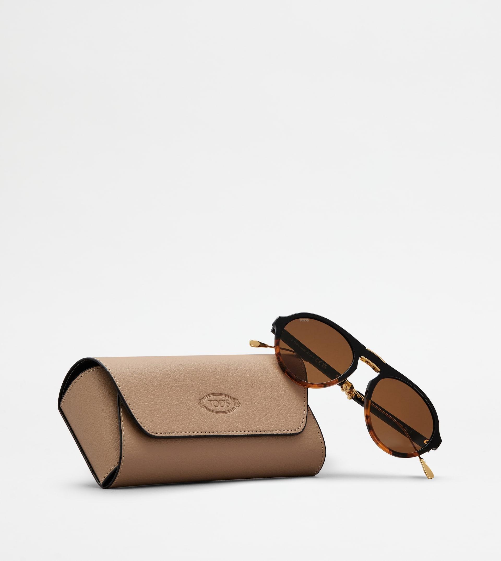 FOLDABLE SUNGLASSES - BROWN, BLACK - 5
