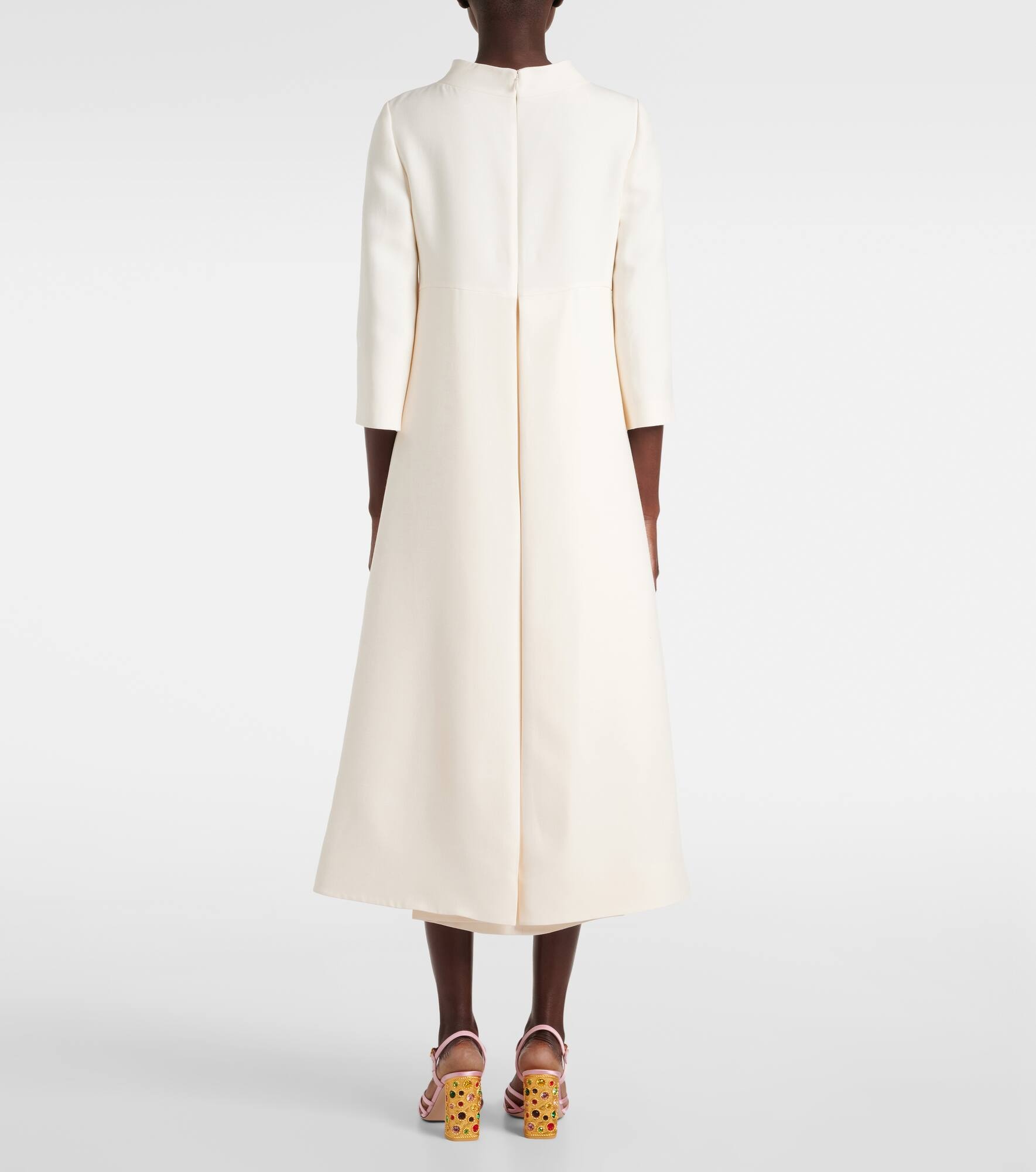 Crepe Couture midi dress - 3