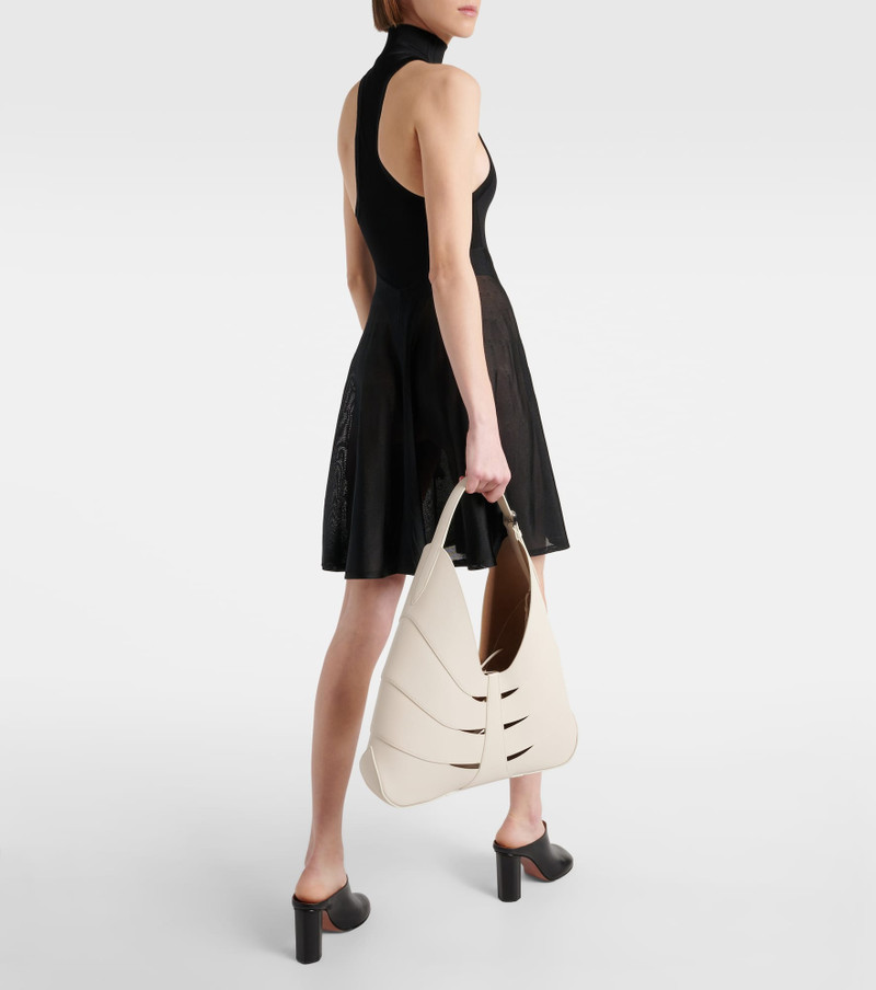 Alaïa Delta leather shoulder bag outlook