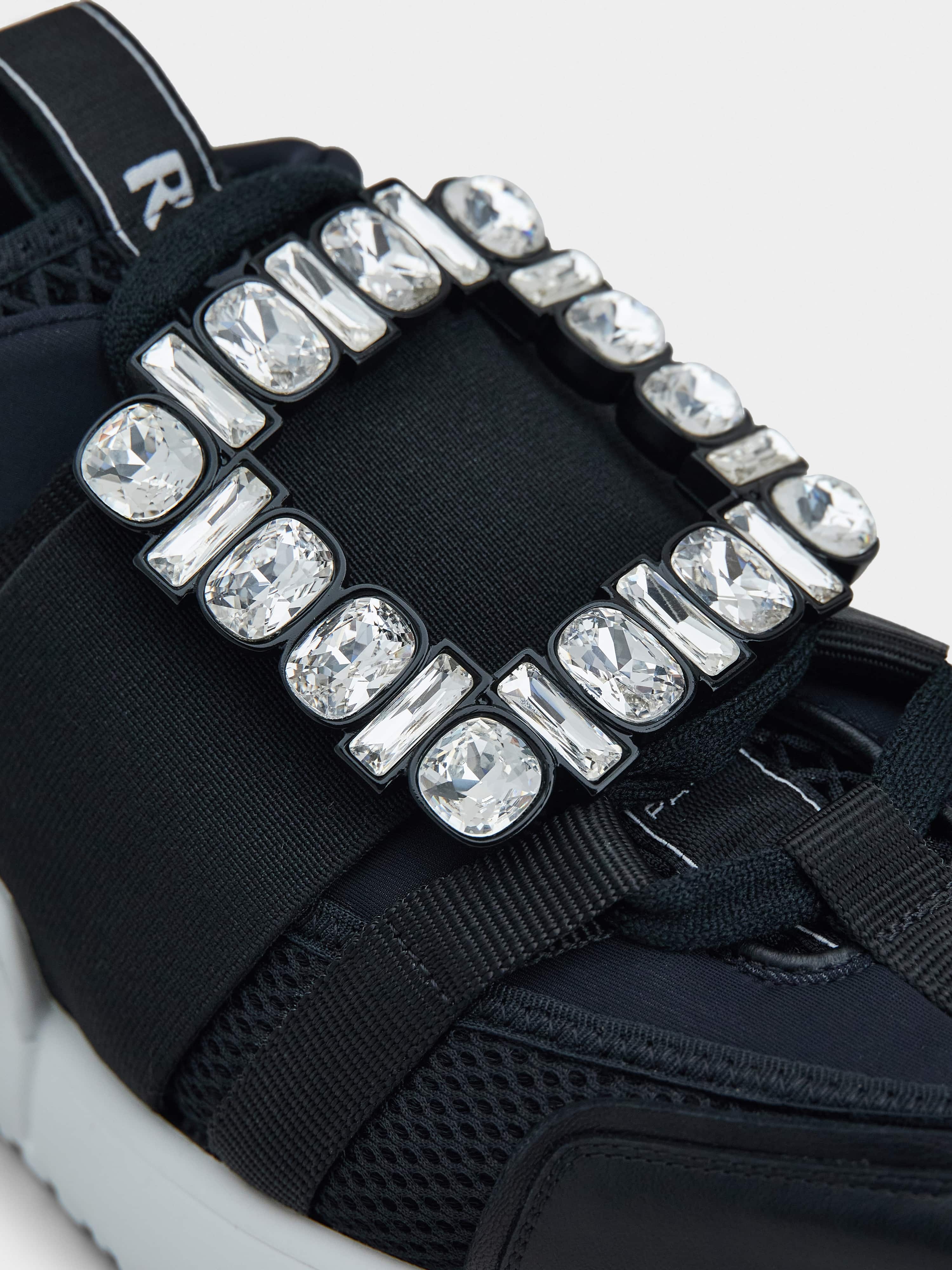 Viv' Go Rhinestone Buckle Sneakers in Technical Fabrics - 7