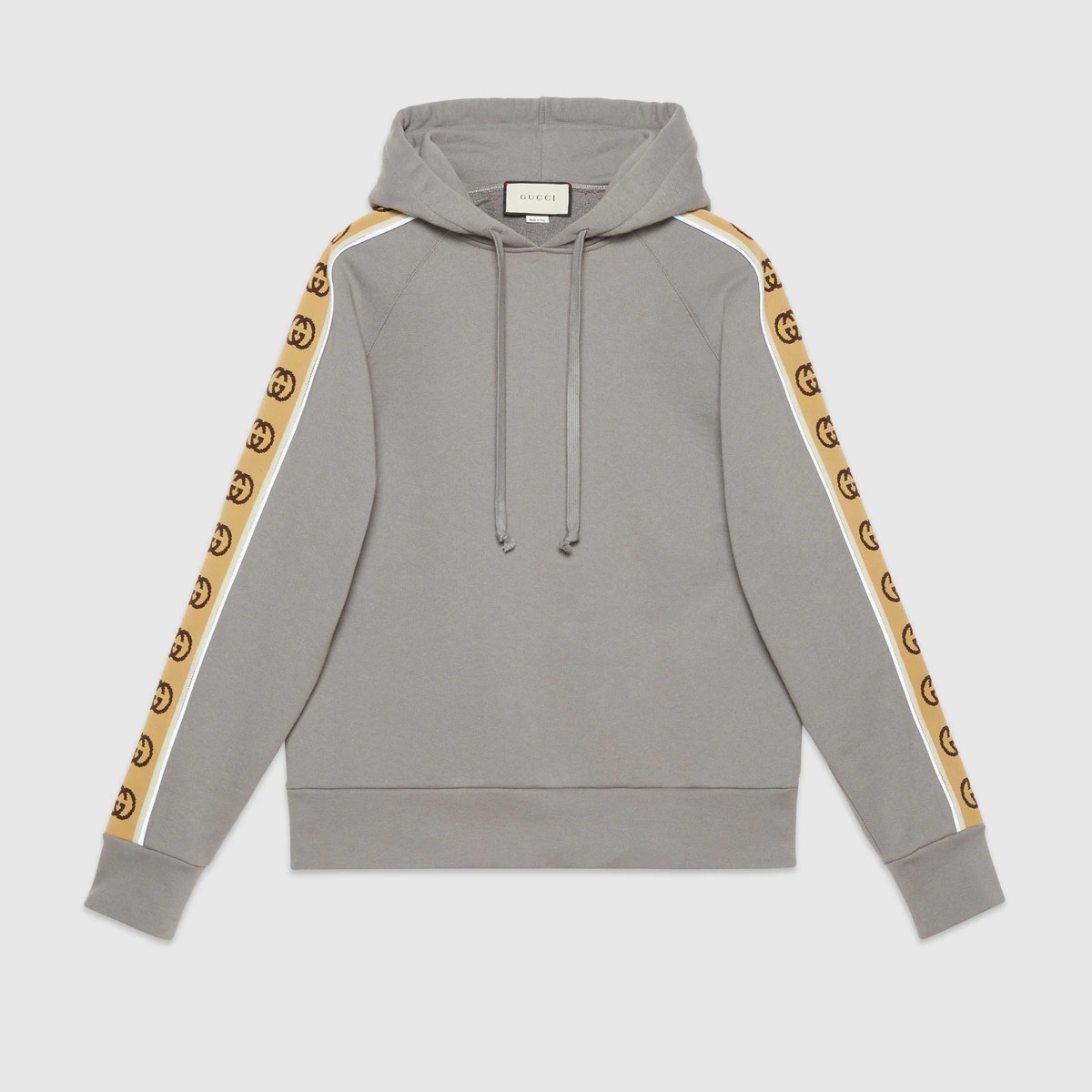 Cotton jersey hooded sweatshirt - 1