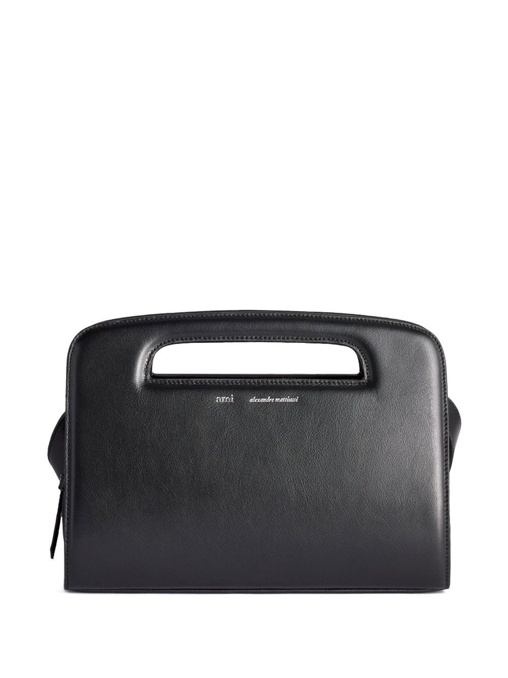 logo-stamp leather shoulder bag - 1