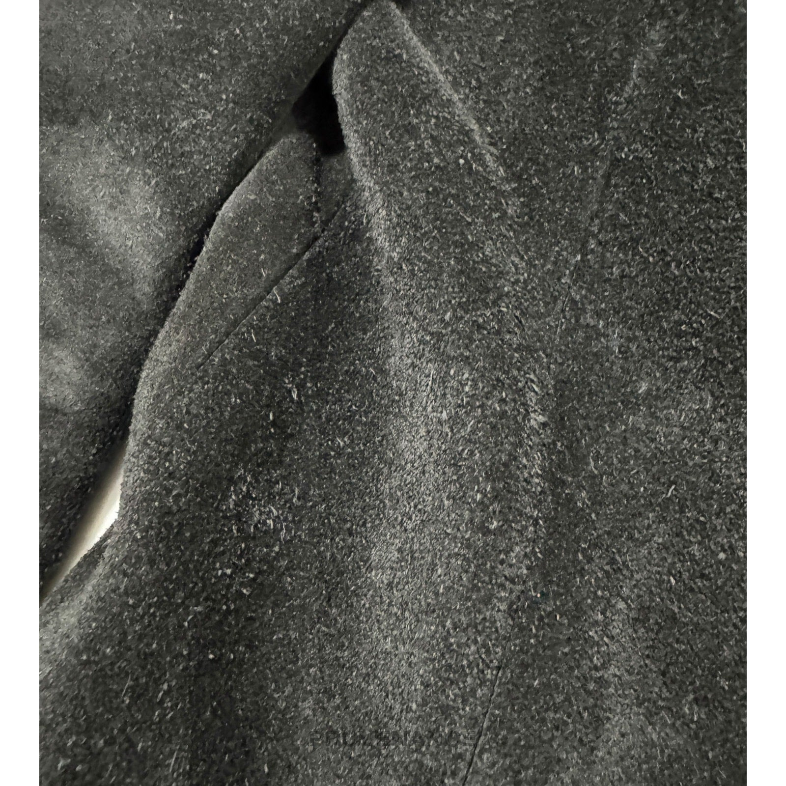 Gucci Heavy Suede Peak Lapel Coat Tom Ford - Black 46 36 - 8