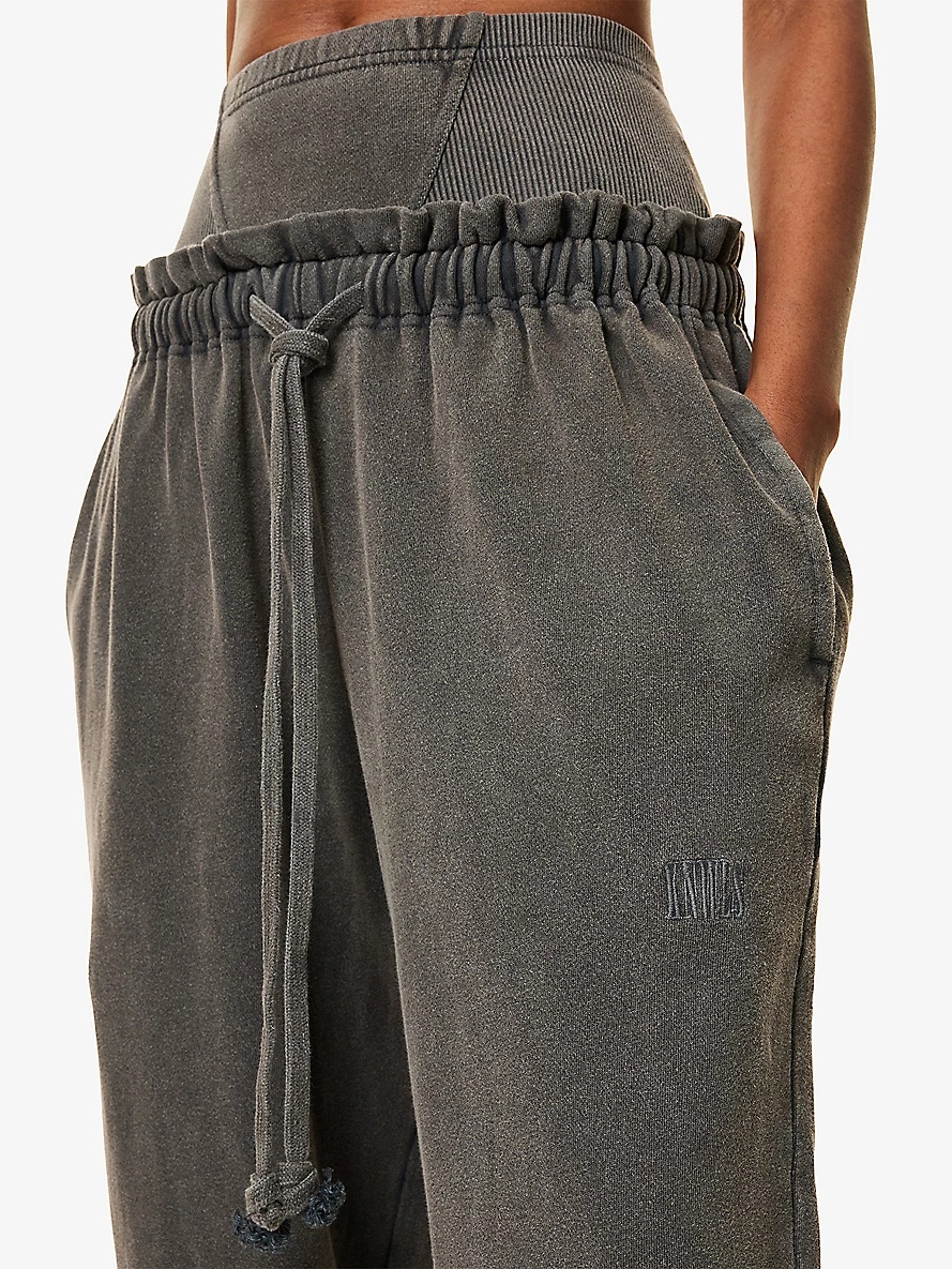 Haze Layered Stretch-Woven Jogging Bottoms - 5
