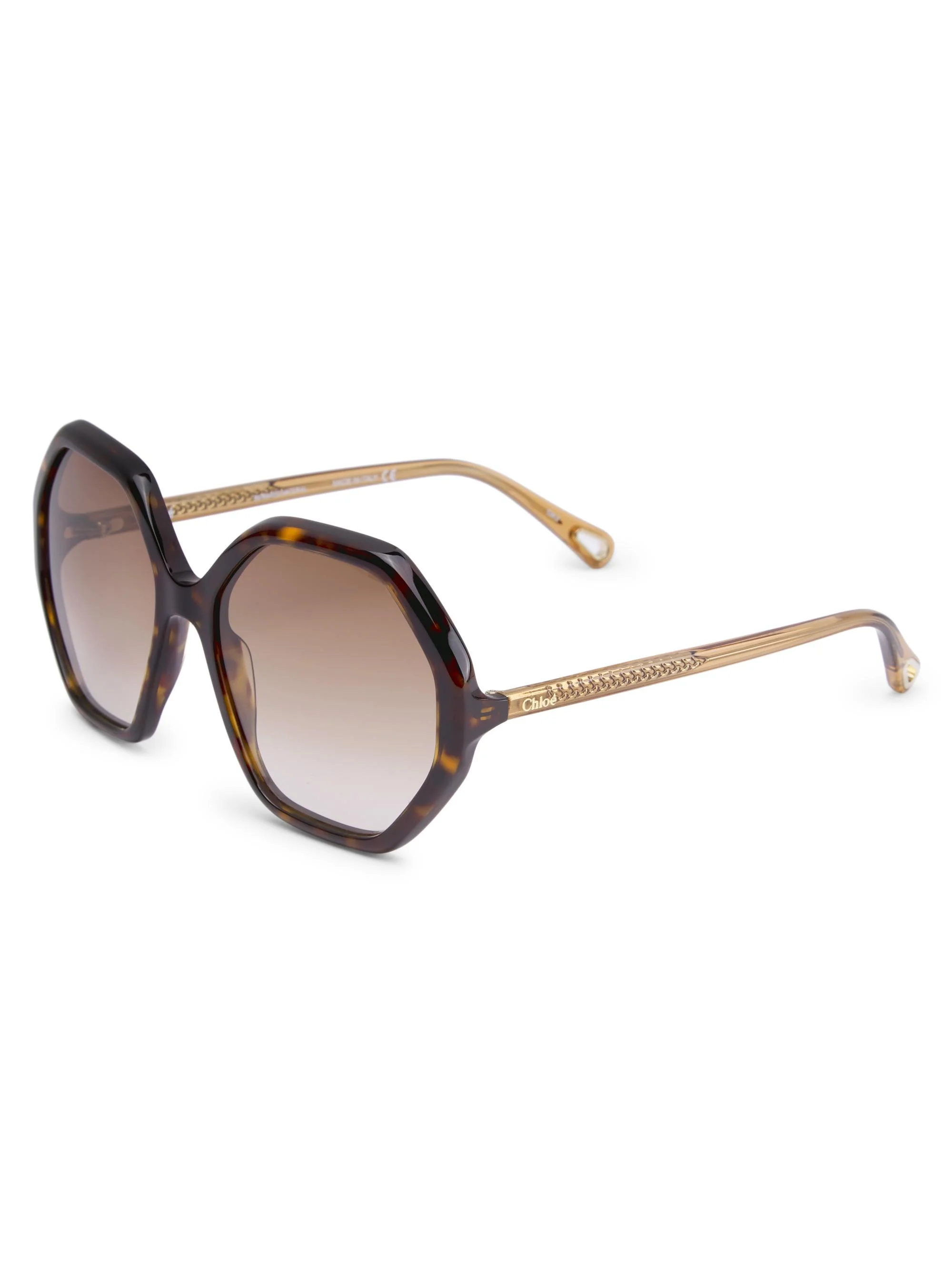 Women's 58MM Geometric Sunglasses - Avana - 1