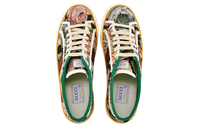 (WMNS) Gucci Tennis 1977 Shoes 'Green Multi' 606111-2MW30-4970 - 4