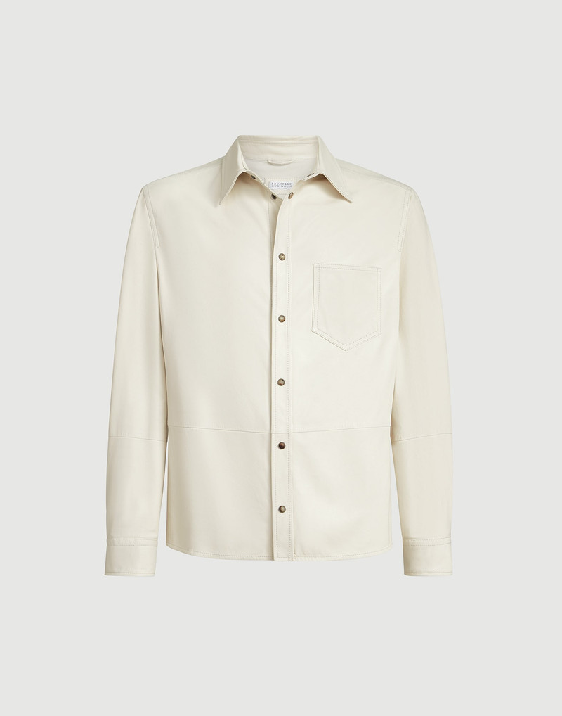 Calfskin overshirt 1