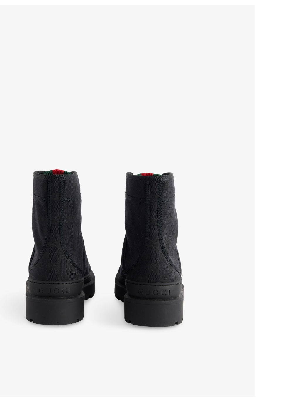 Web monogram canvas boots - 4