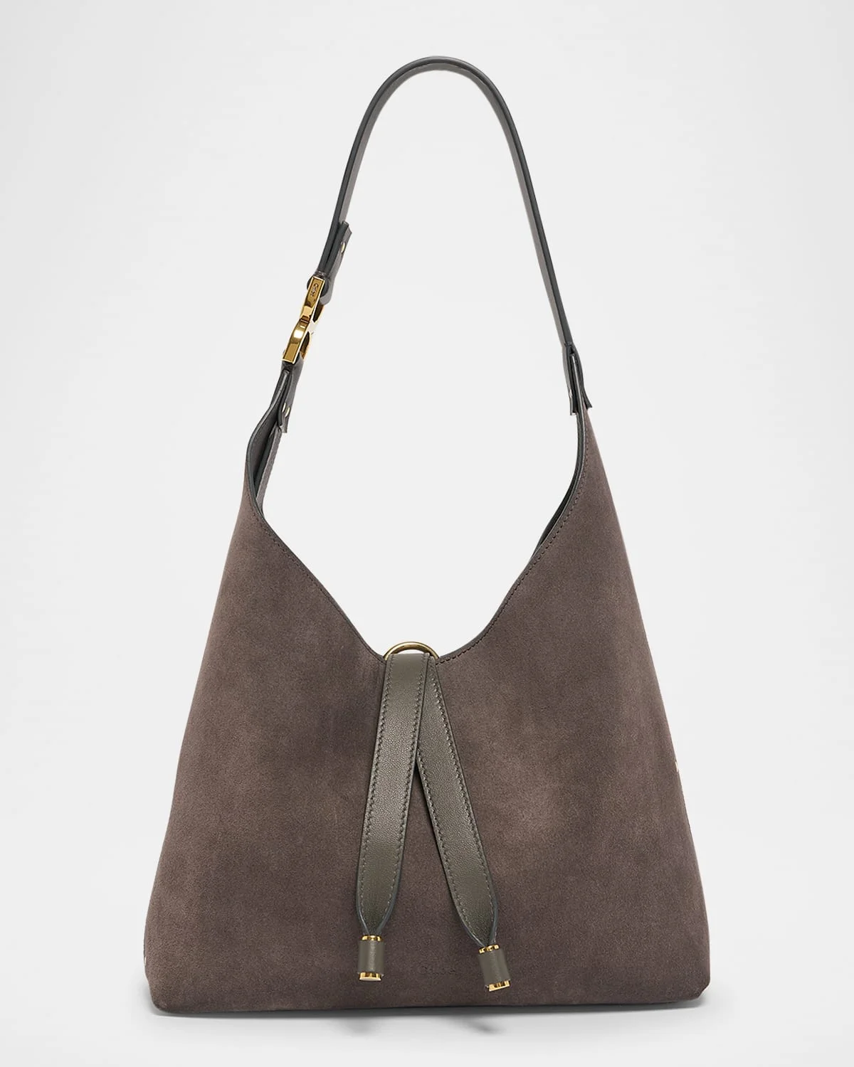 Marcie Small Hobo Bag in Suede - 1