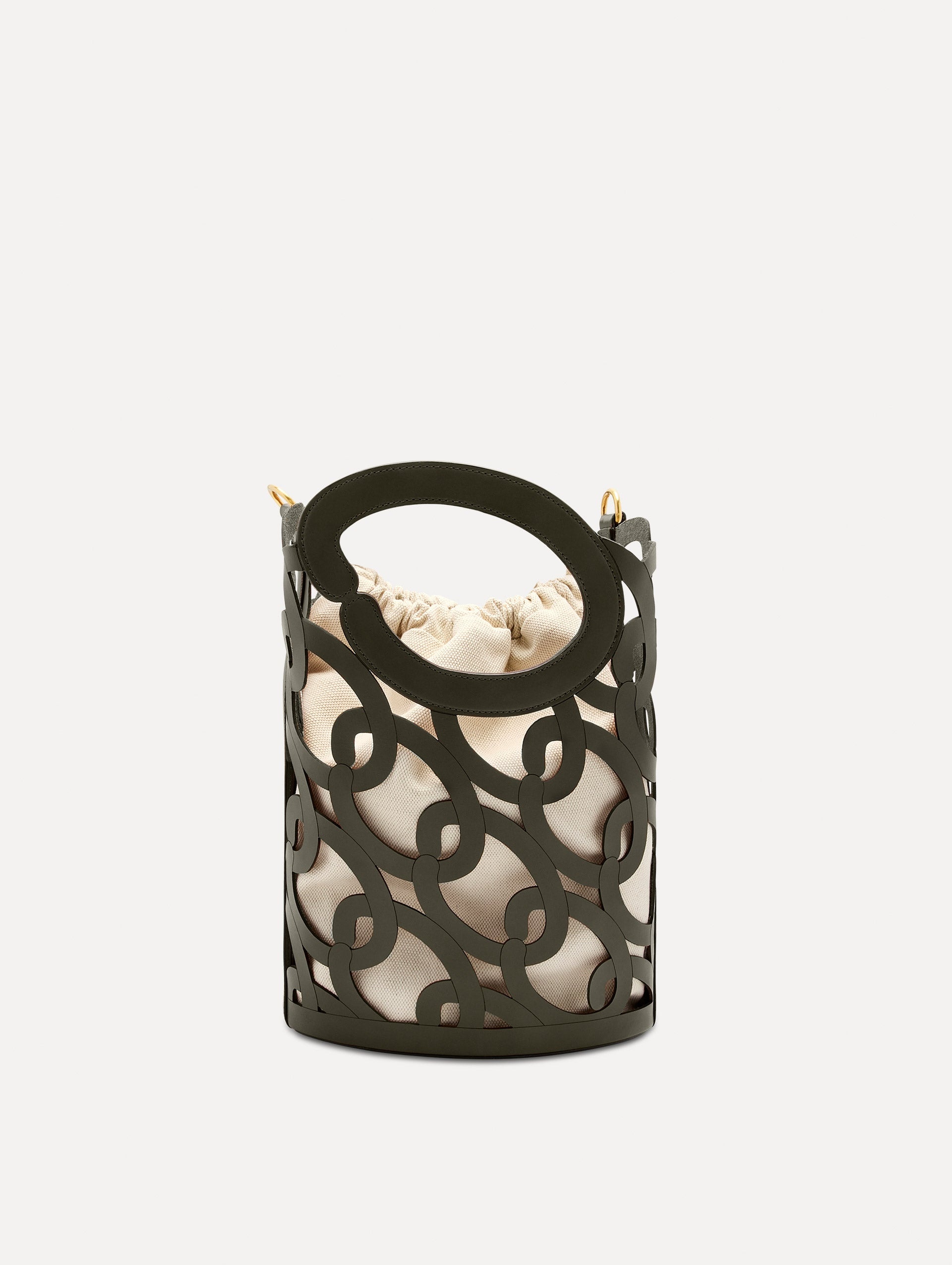 OSCAR CHAIN-LINK LEATHER TOTE - 3