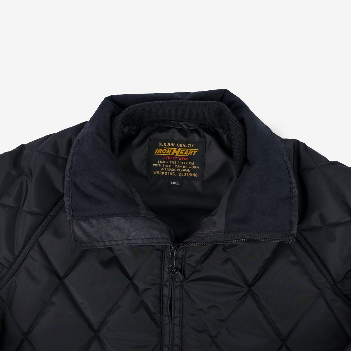 IHJ-127-BLK Primaloft® Quilted Rider's Jacket - Black - 9
