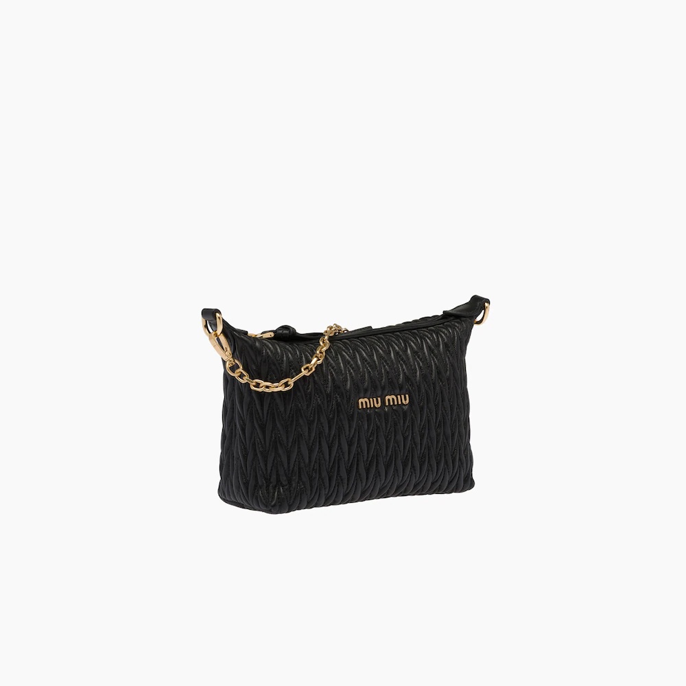 Miu Spirit matelassé leather mini bag - 3