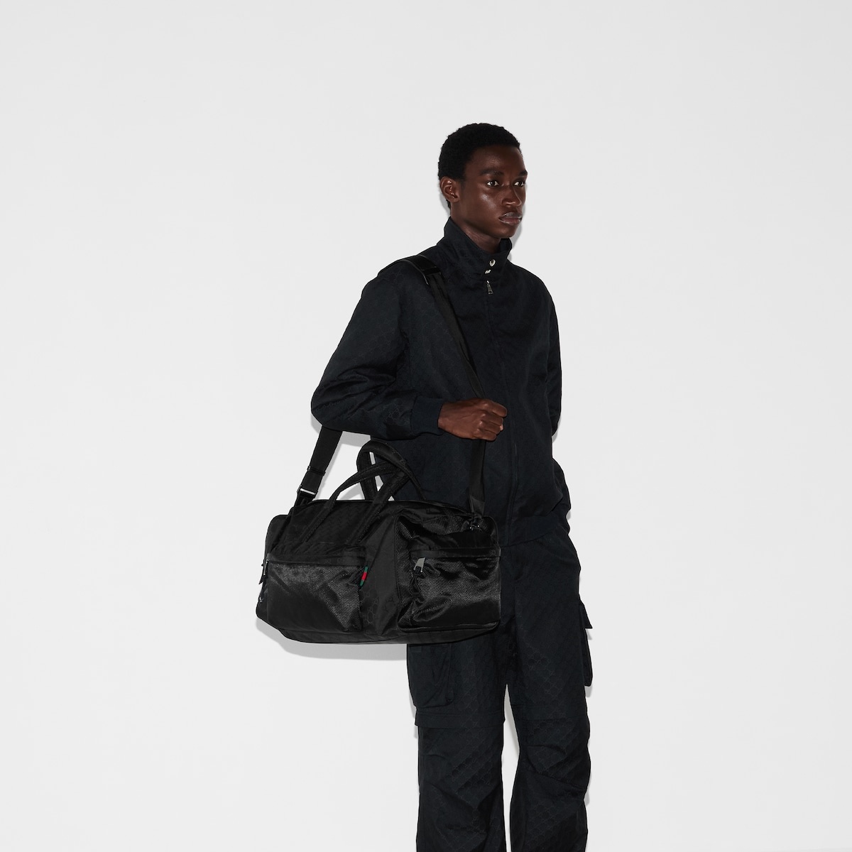 Large GG duffle bag - 4
