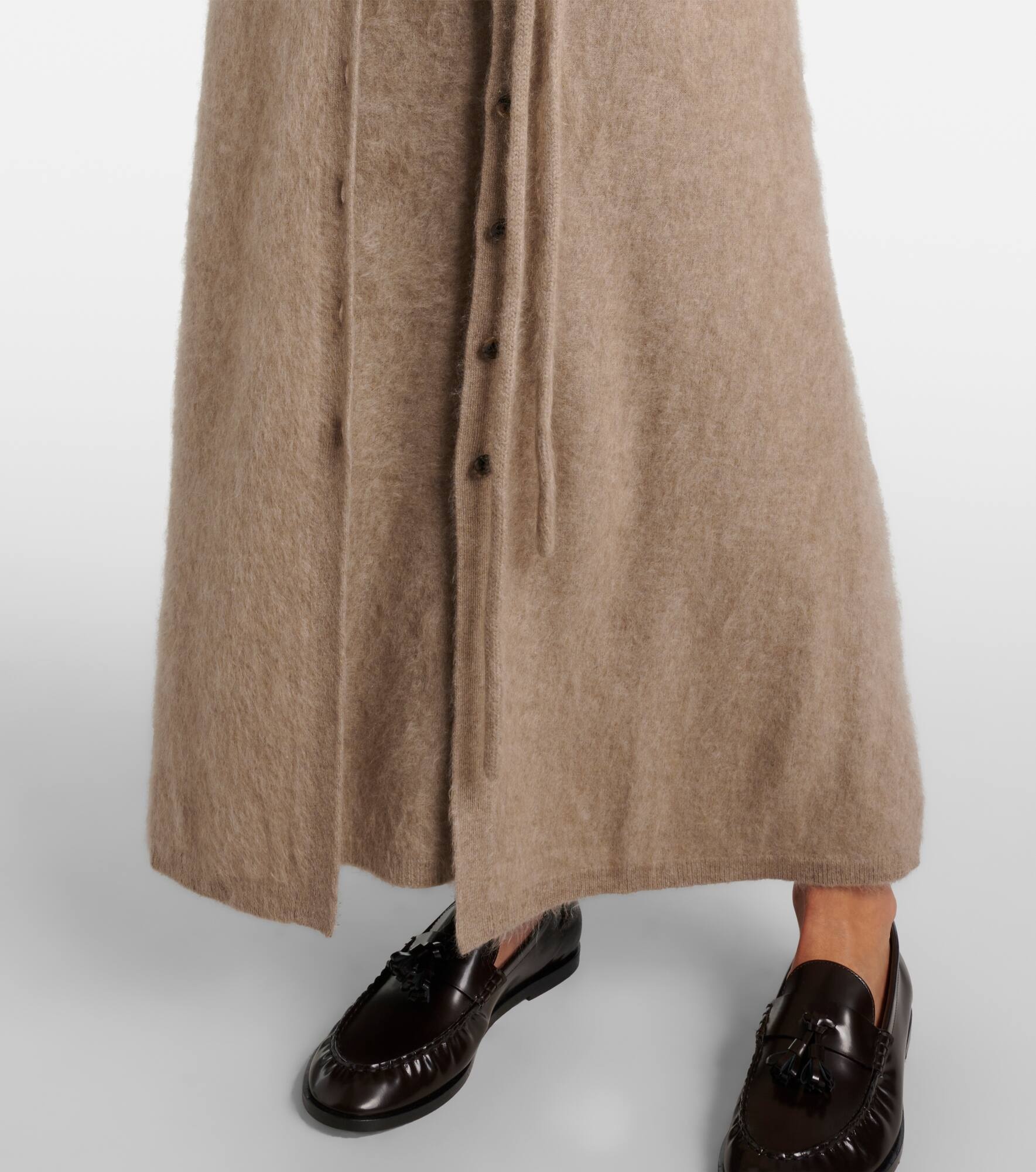 Carlie convertible cashmere maxi dress - 5