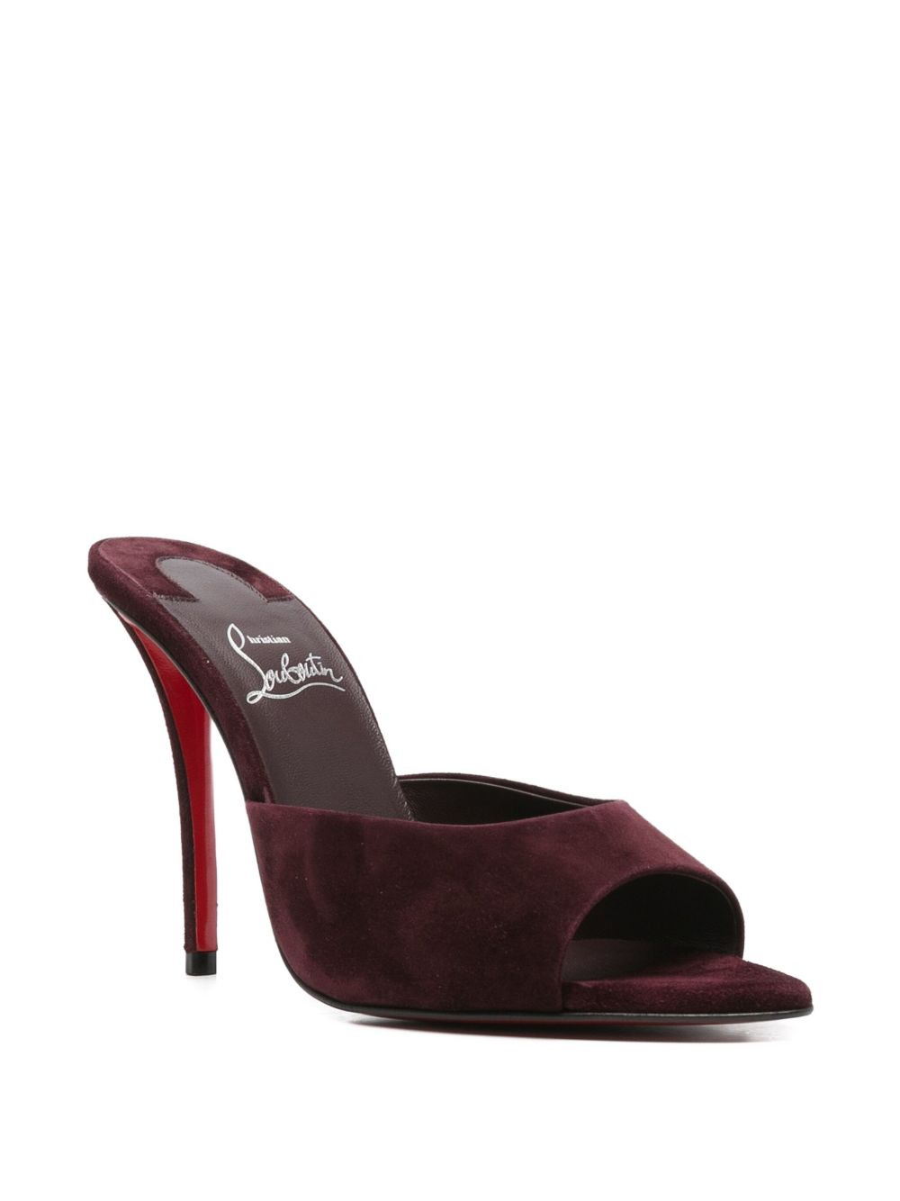 100mm open-toe stiletto sandals - 2