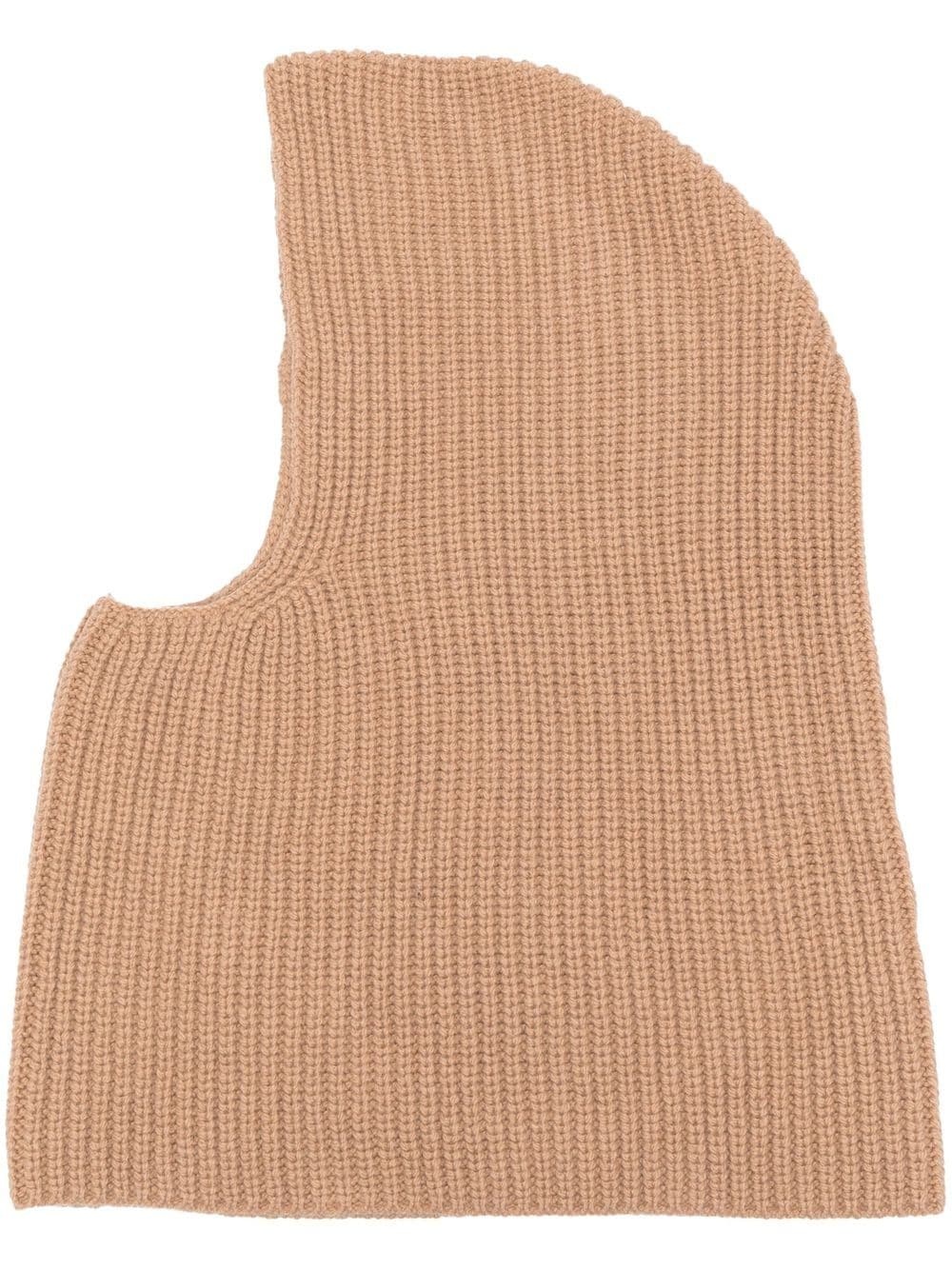 Sacha ribbed-knit balaclava - 1